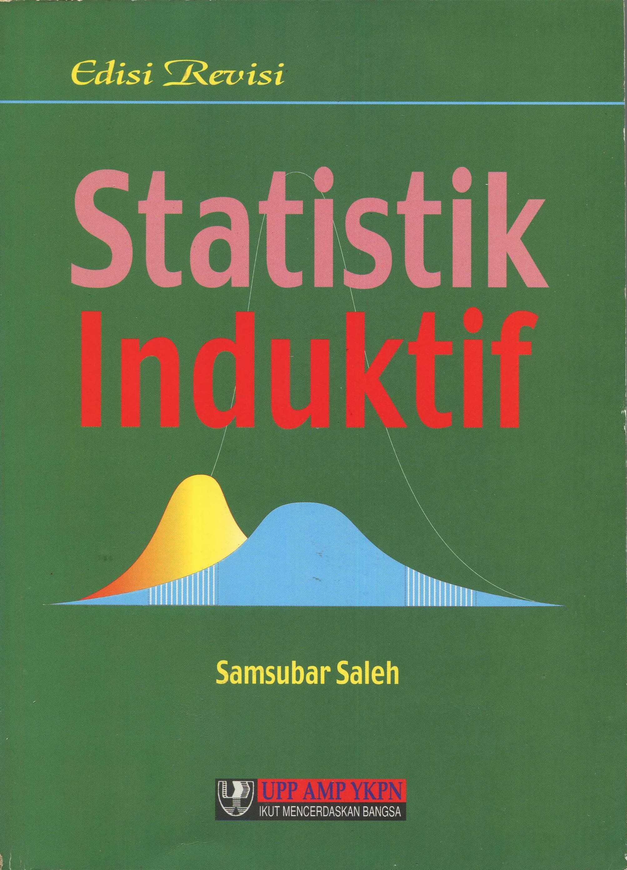 Cover Statistik induktif / Samsubar Saleh