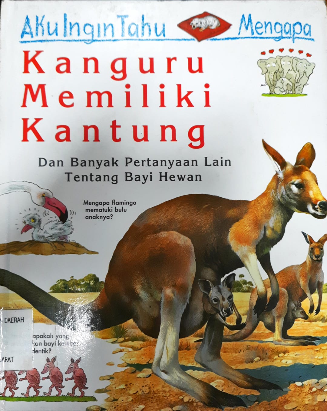 Cover Aku ingin tahu mengapa kanguru memiliki kantung dan banyak pertanyaan lainnya tentang bayi hewan / Jenny Wood