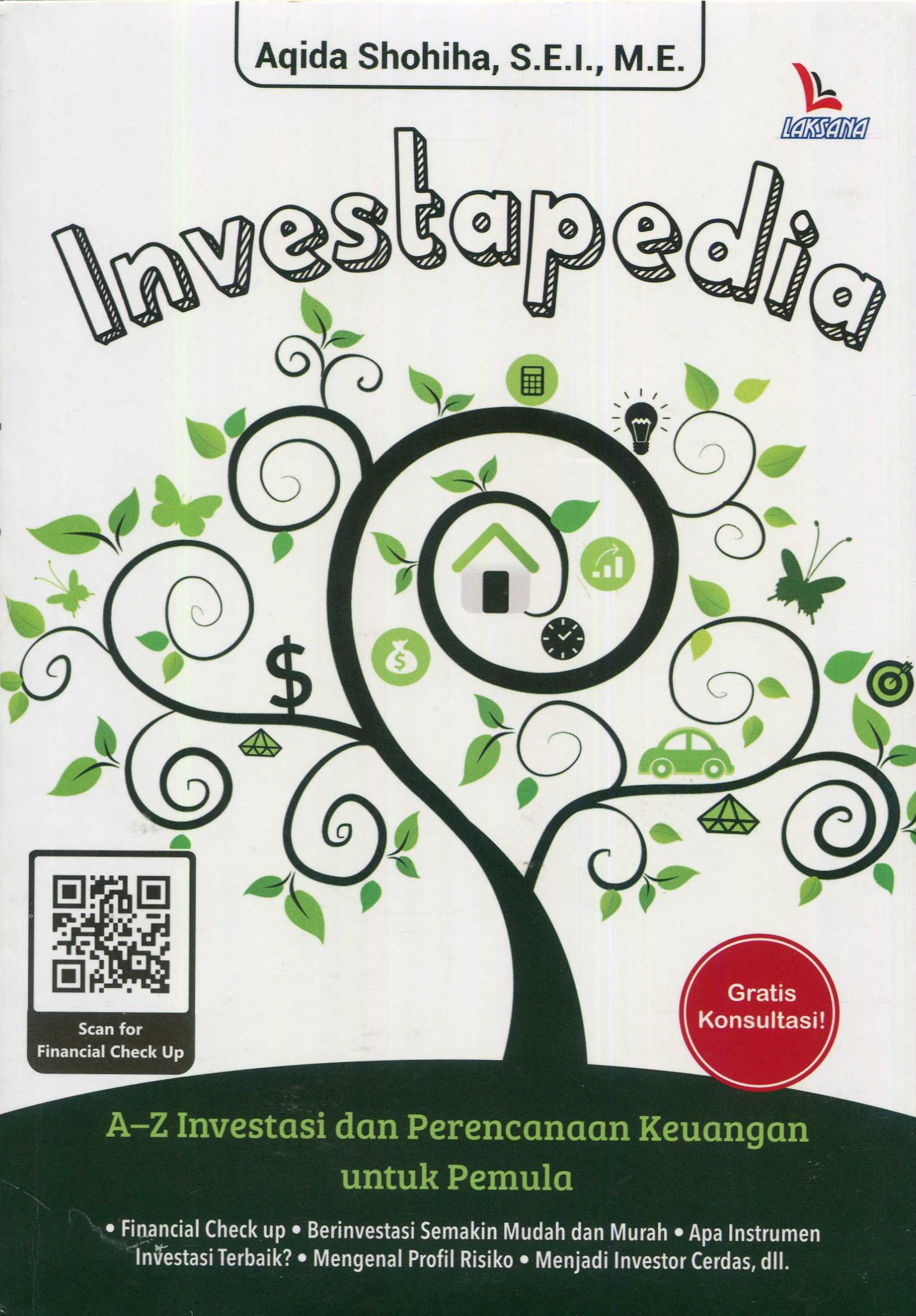 Cover Investapedia :  A-Z Investasi dan Perencanaan  Keuangan untuk Pemula / Aqida Shohiha