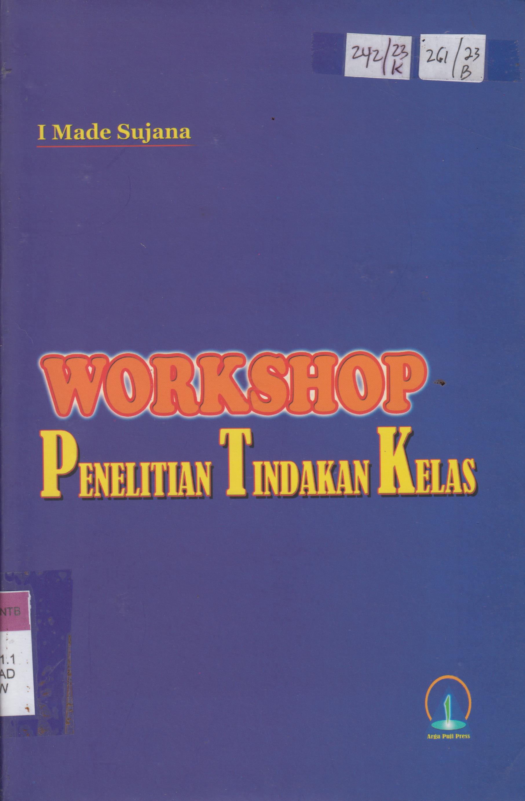 Cover WORKSHOP PENELITIAN TINDAKAN KELAS