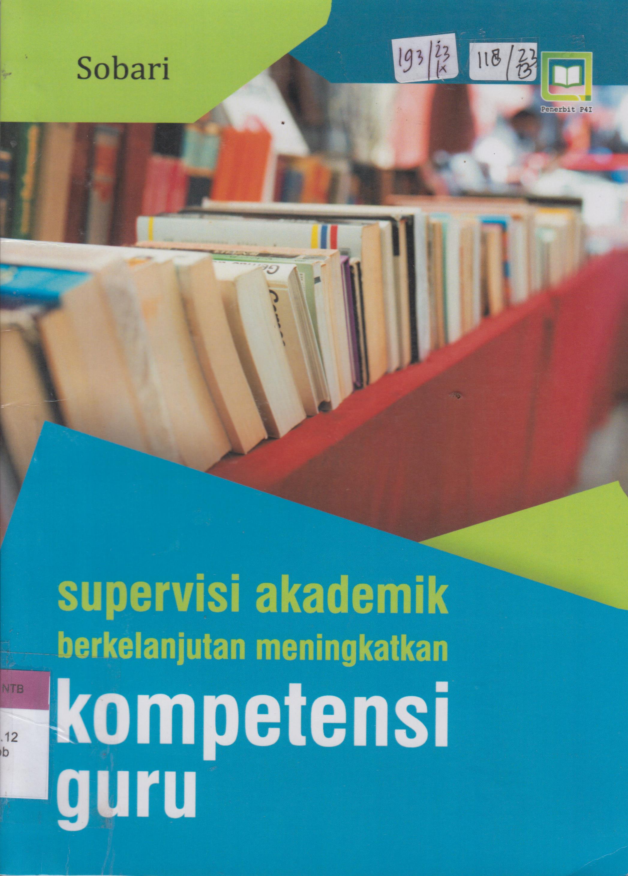 Cover Supervisi akademik berkelanjutan meningkatkan kompetensi guru