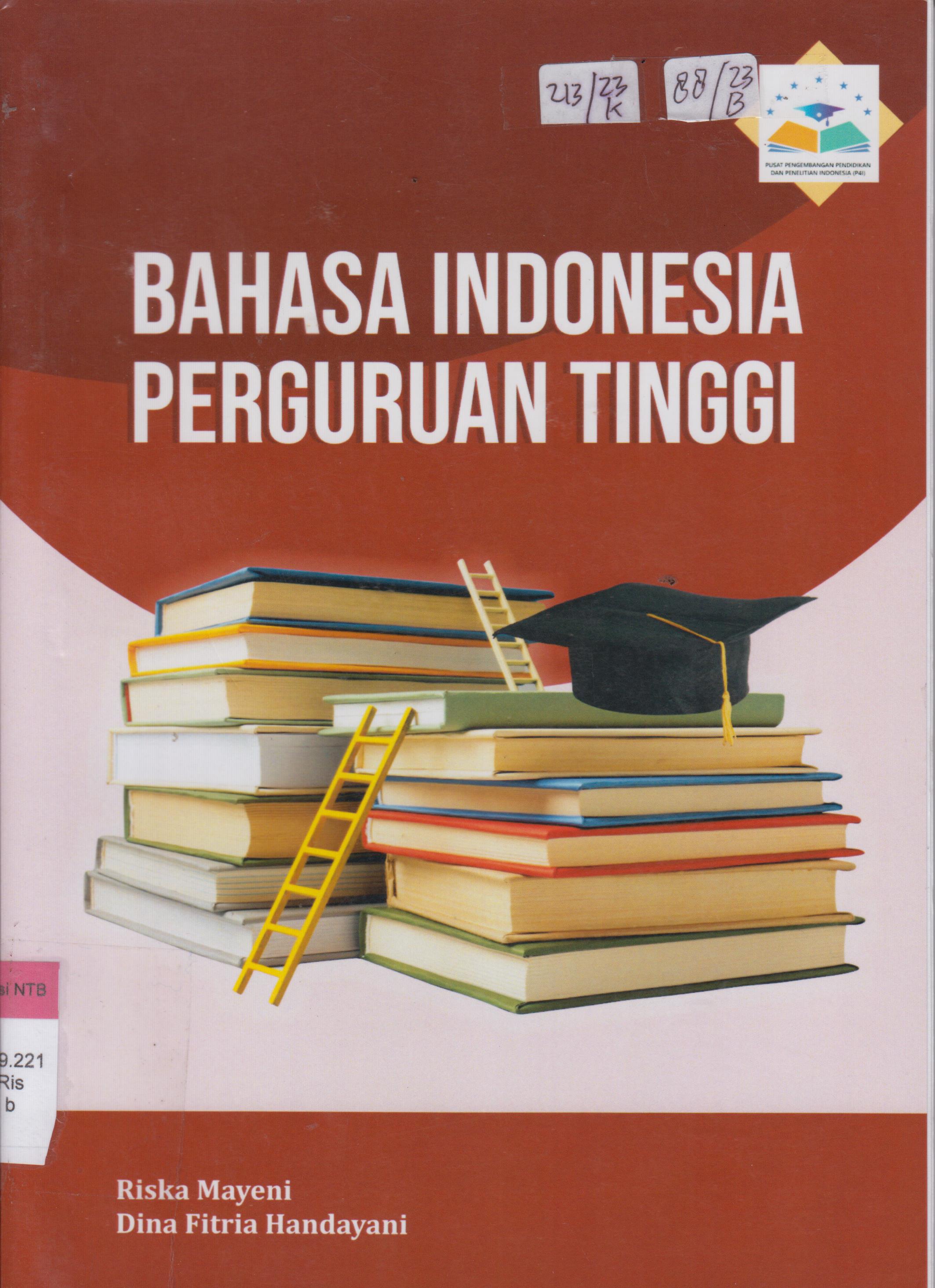 Cover Bahasa indonesia perguruan tinggi