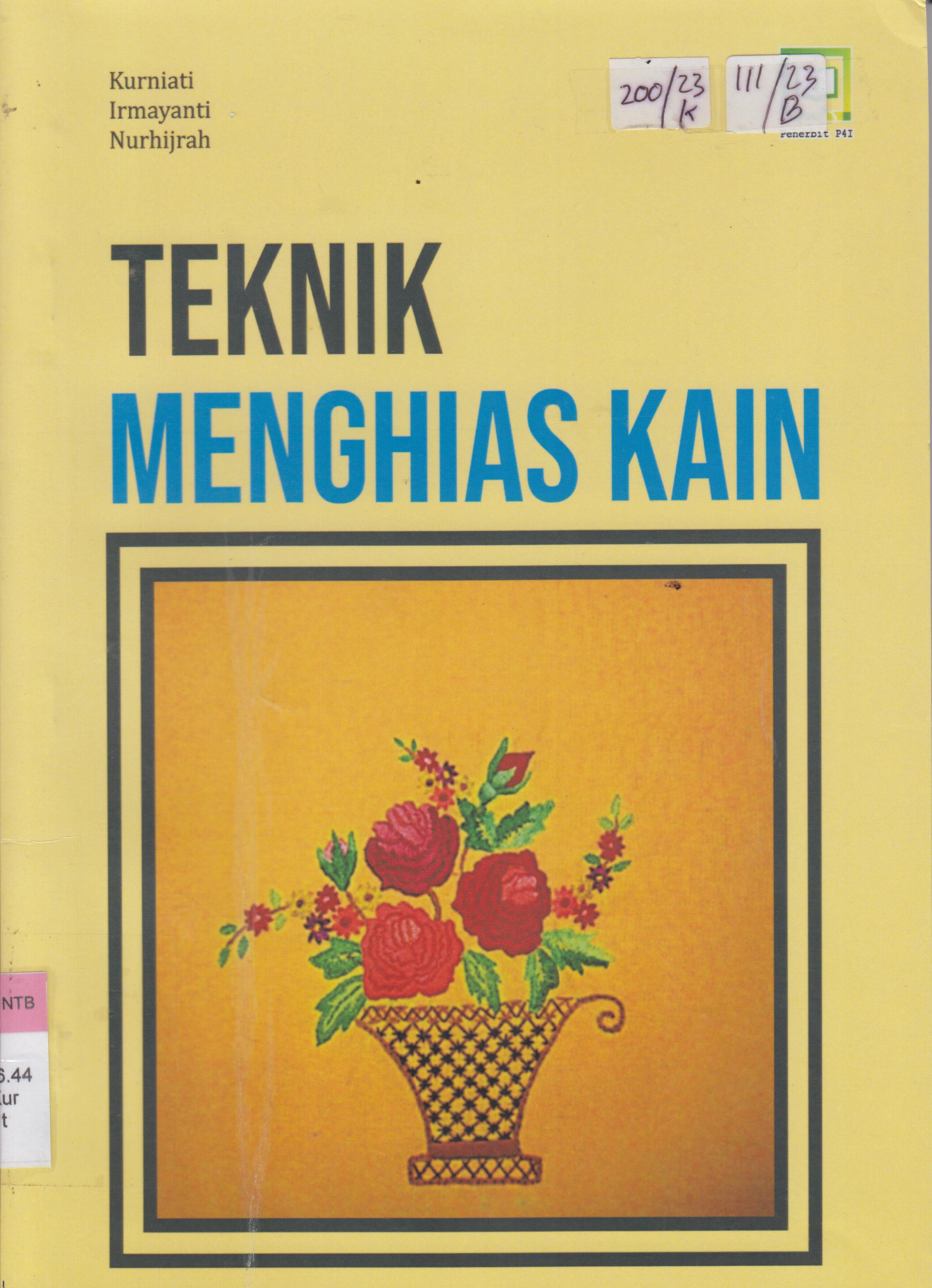 Cover Teknik menghias kain