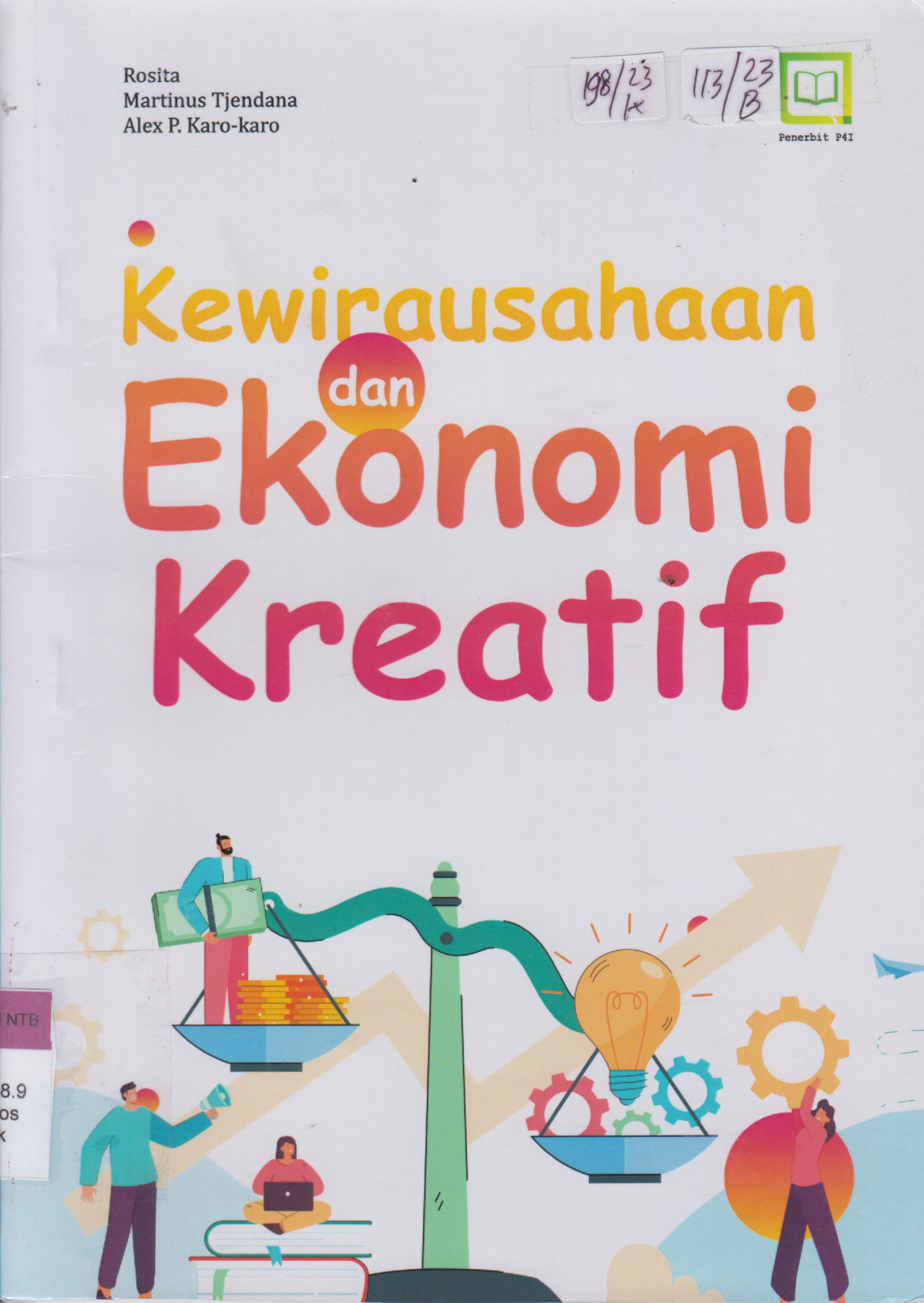 Cover Kewirausahaan dan ekonomi kreatif