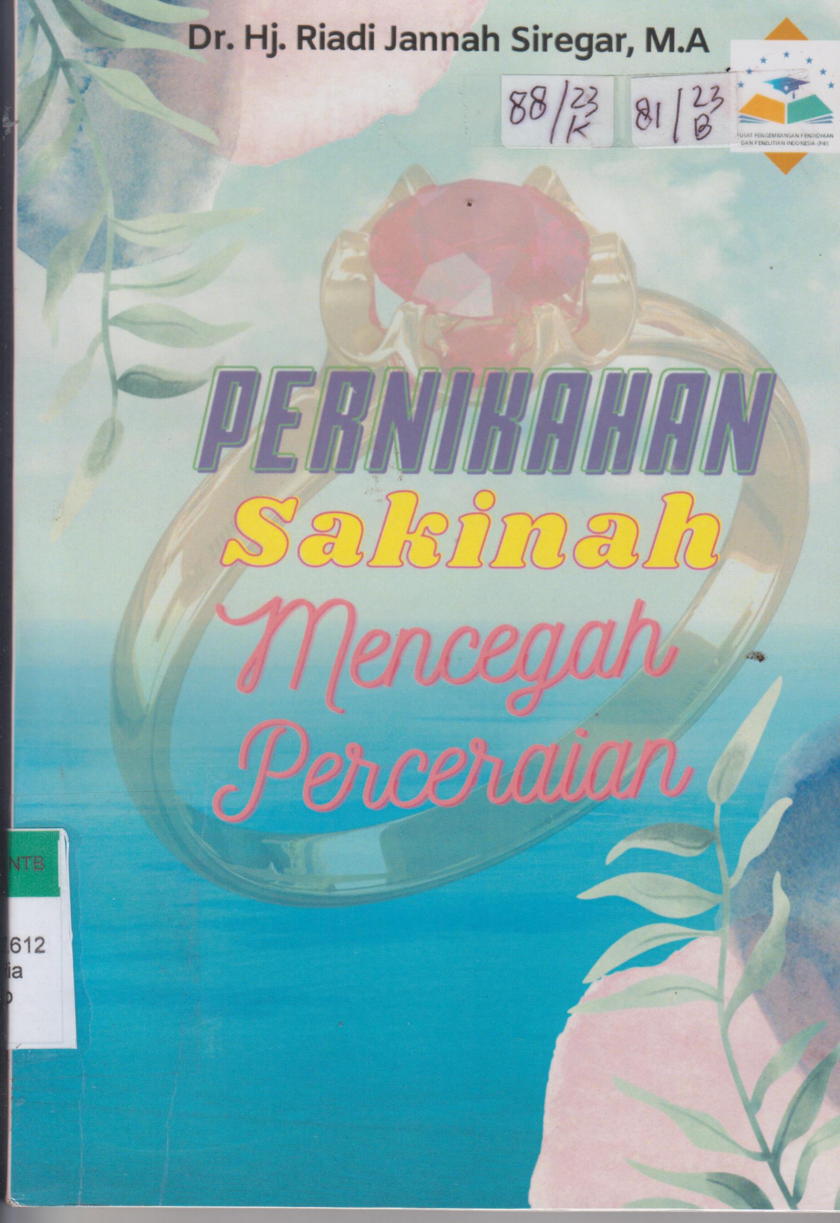 Cover Pernikahan Sakinah Mencegah Perceraian
