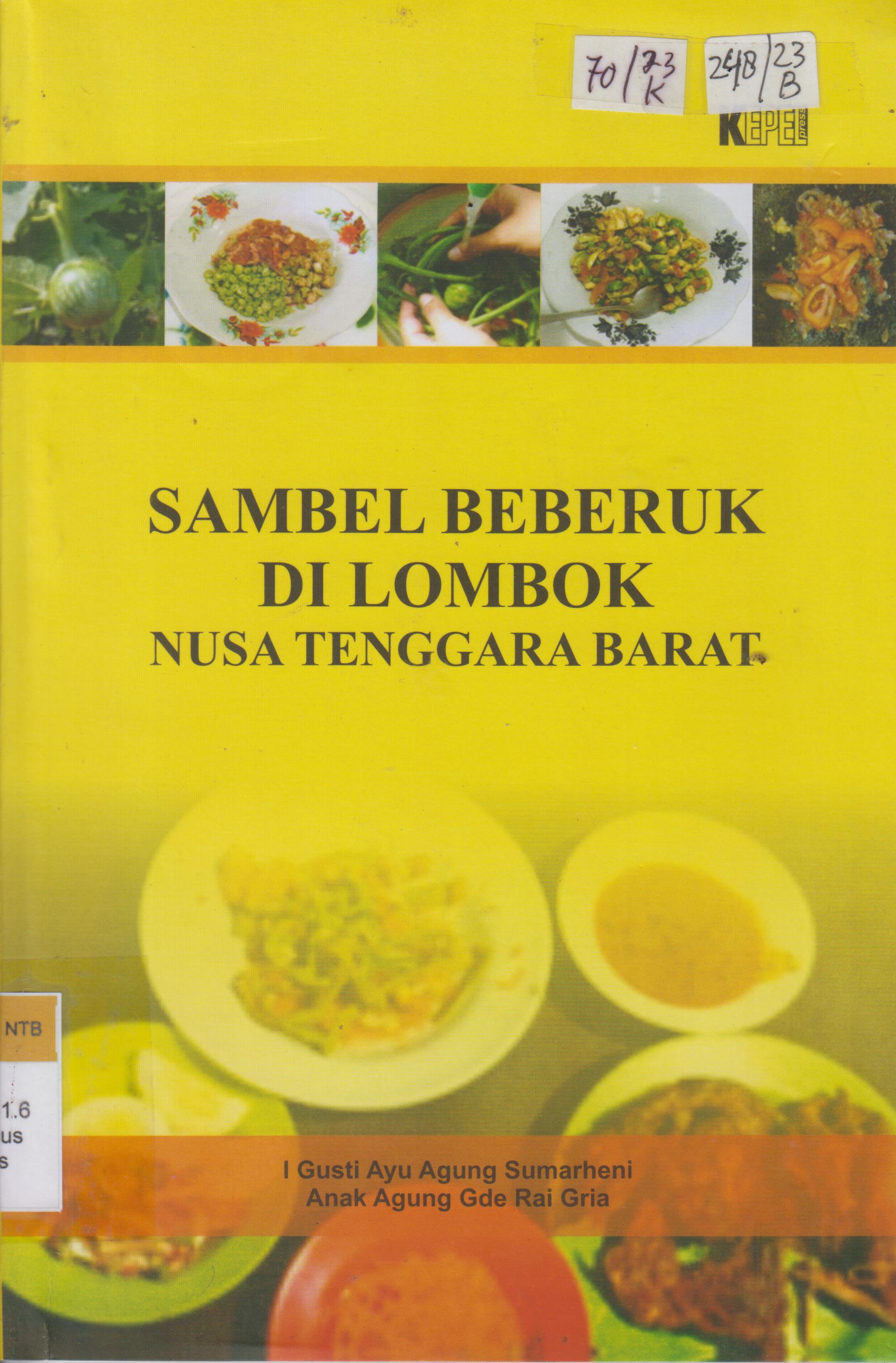 Cover SAMBEL BEBERUK DI LOMBOK NUSA TENGGARA BARAT