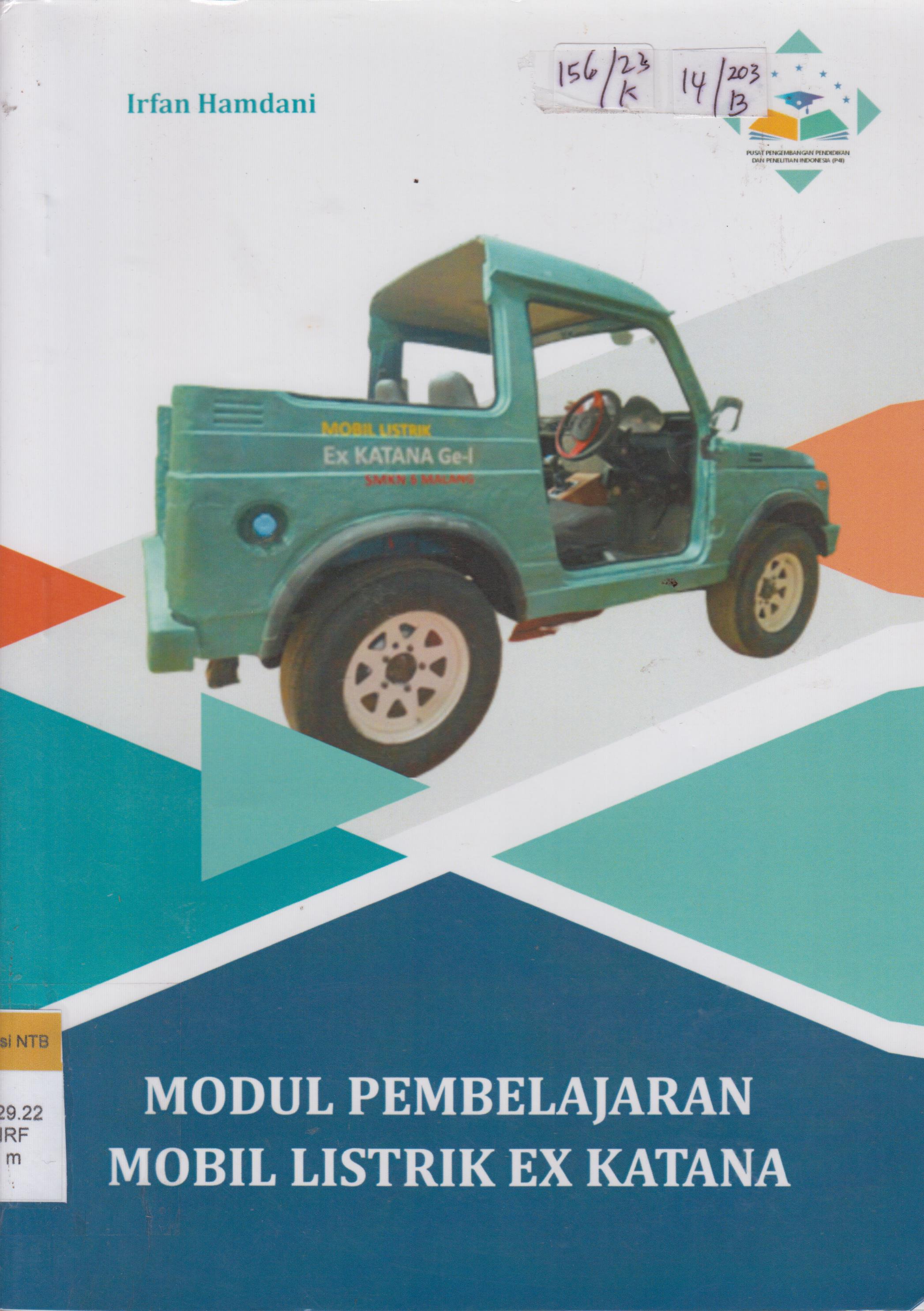Cover Modul Pembelajaran Mobil Listrik Ex Katana