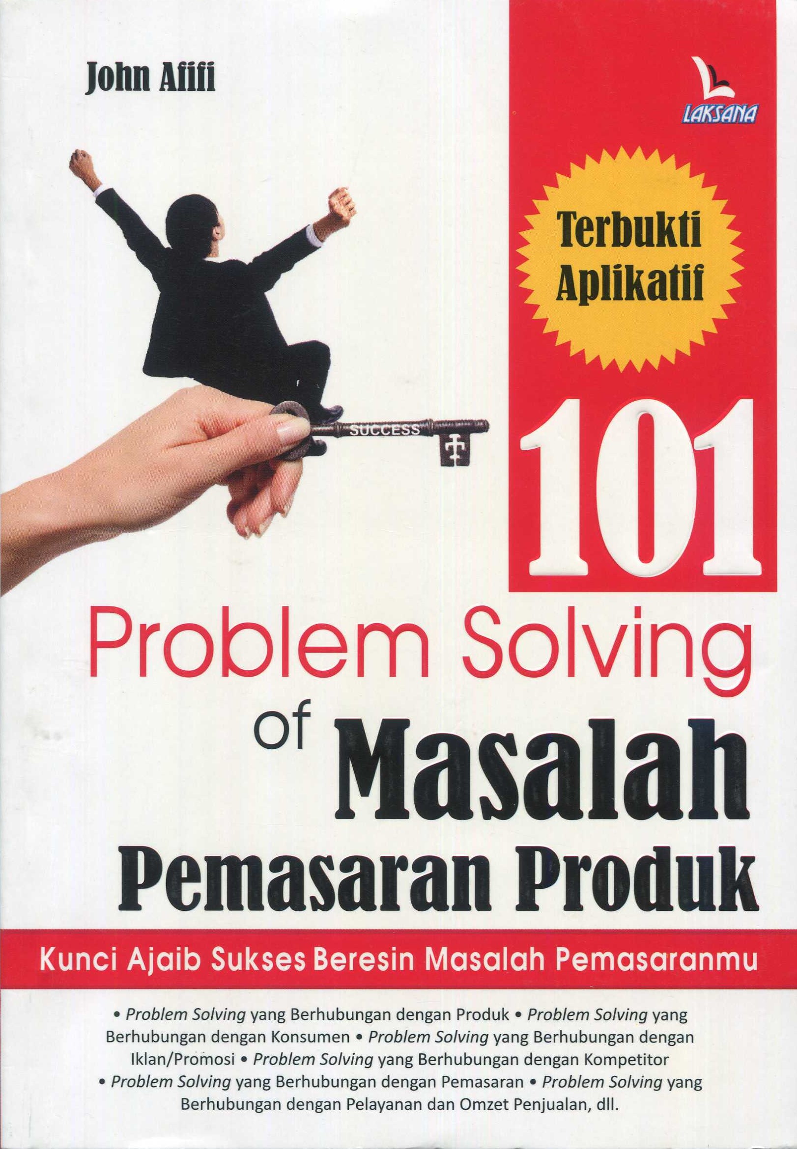 Cover 101 Problem Solving of Masalah Pemasaran Produk / John Afifi