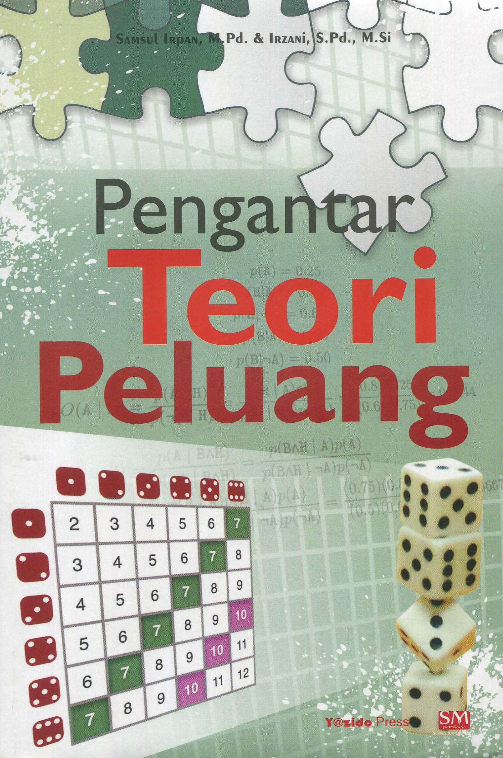 Cover Pengantar teori peluang / Samsul Irfan, Irzani