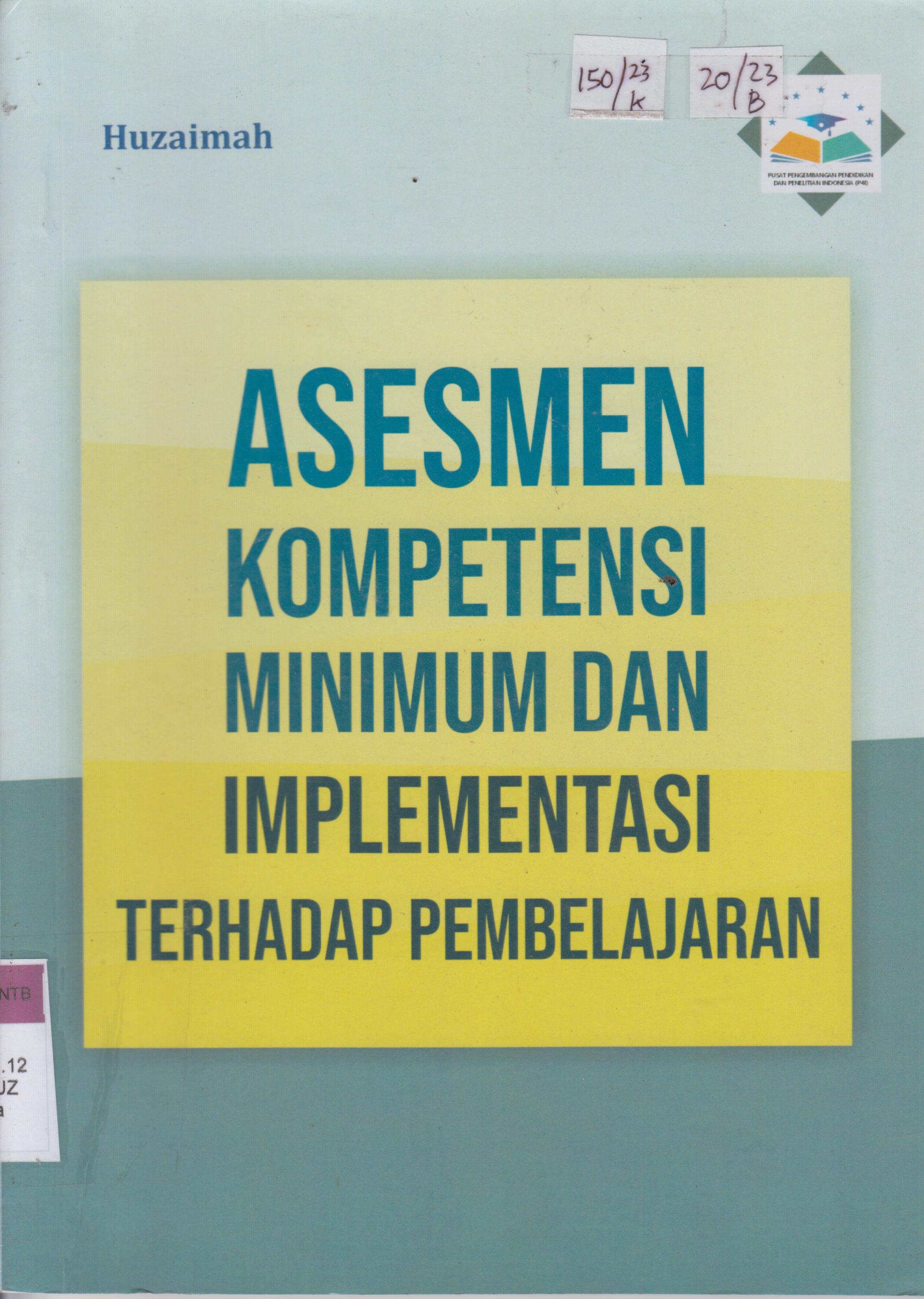 Cover Asesmen Kompetensi Minimum dan Implementasi Terhadap Pembelajaran