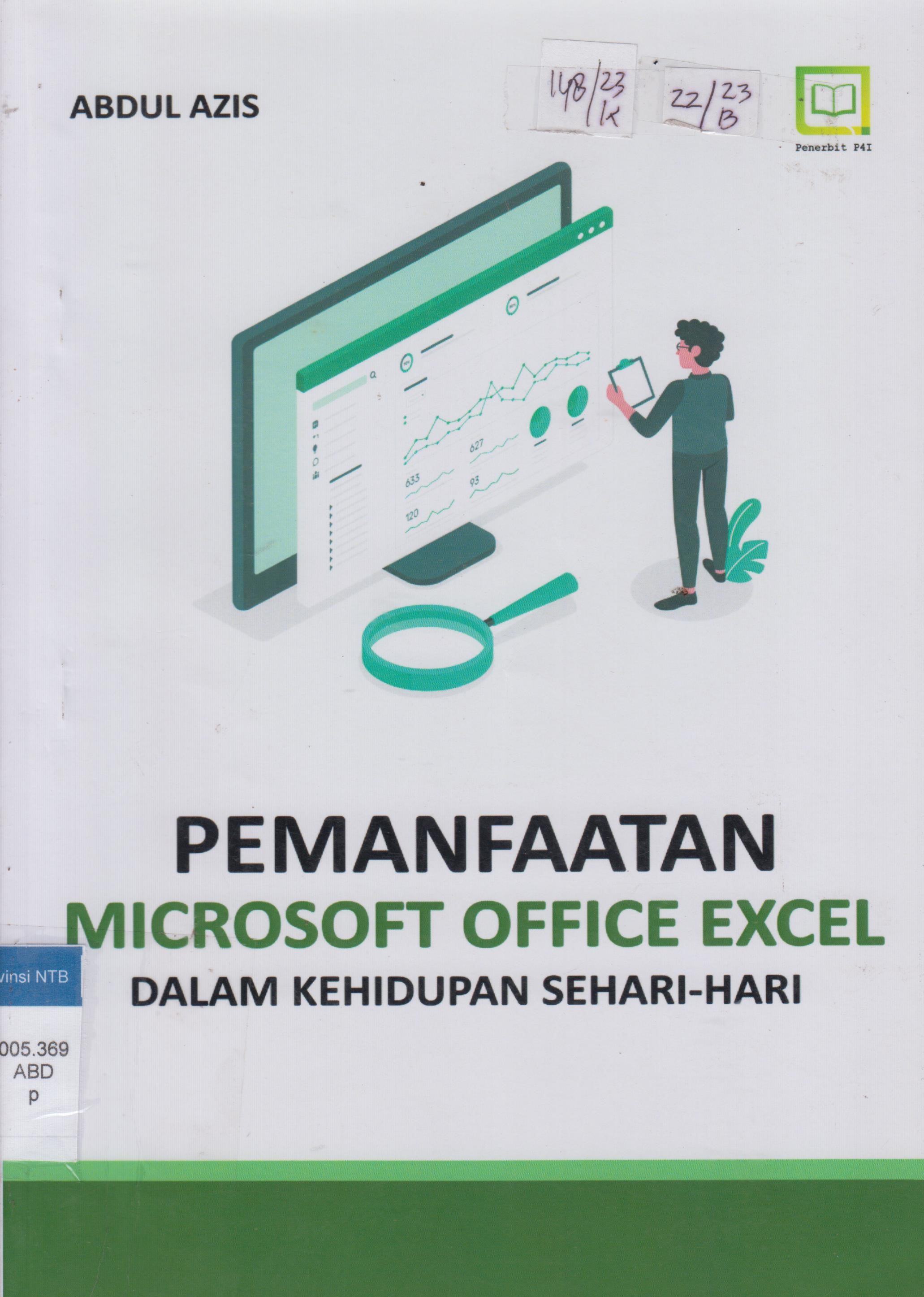 Cover Pemanfaatan microsoft excel dalam kehidupan sehari-hari