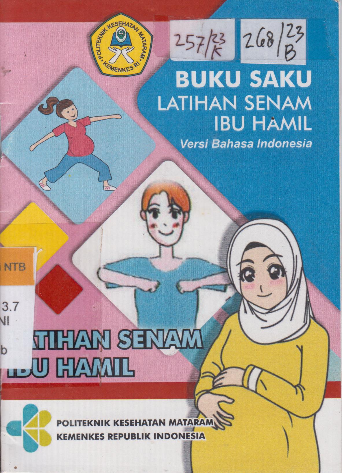 Cover Buku saku latihan senam ibu hamil