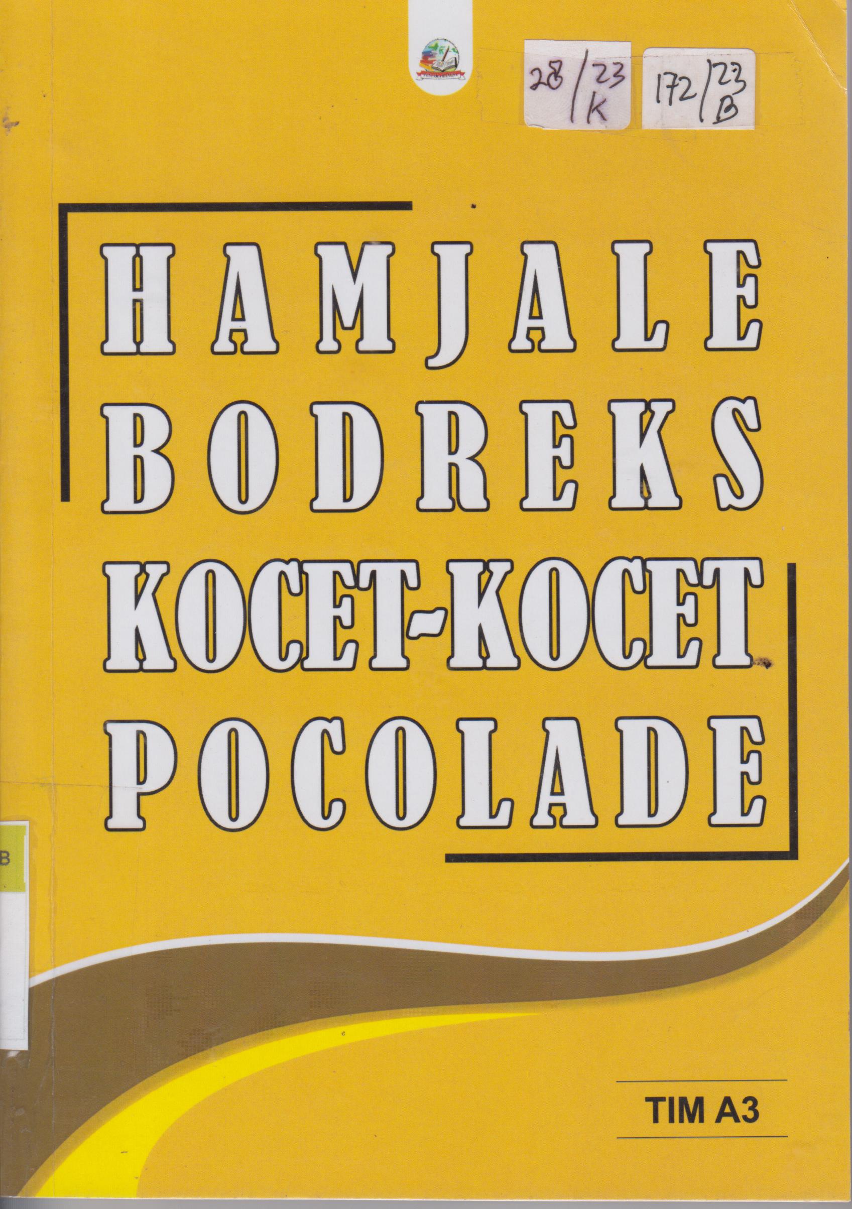 Cover Hamjale Bodreks Kocet-Kocet Pocolade