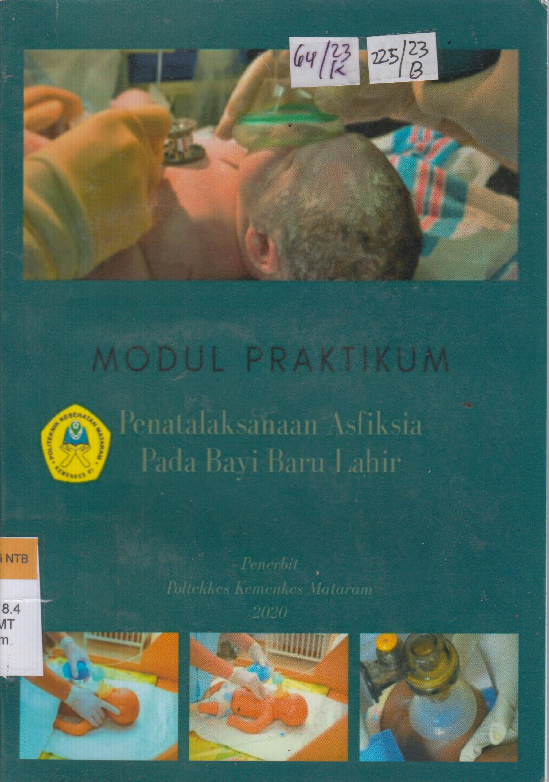 Cover Modul praktikum penatalaksanaan asfisika pada bayi baru lahir