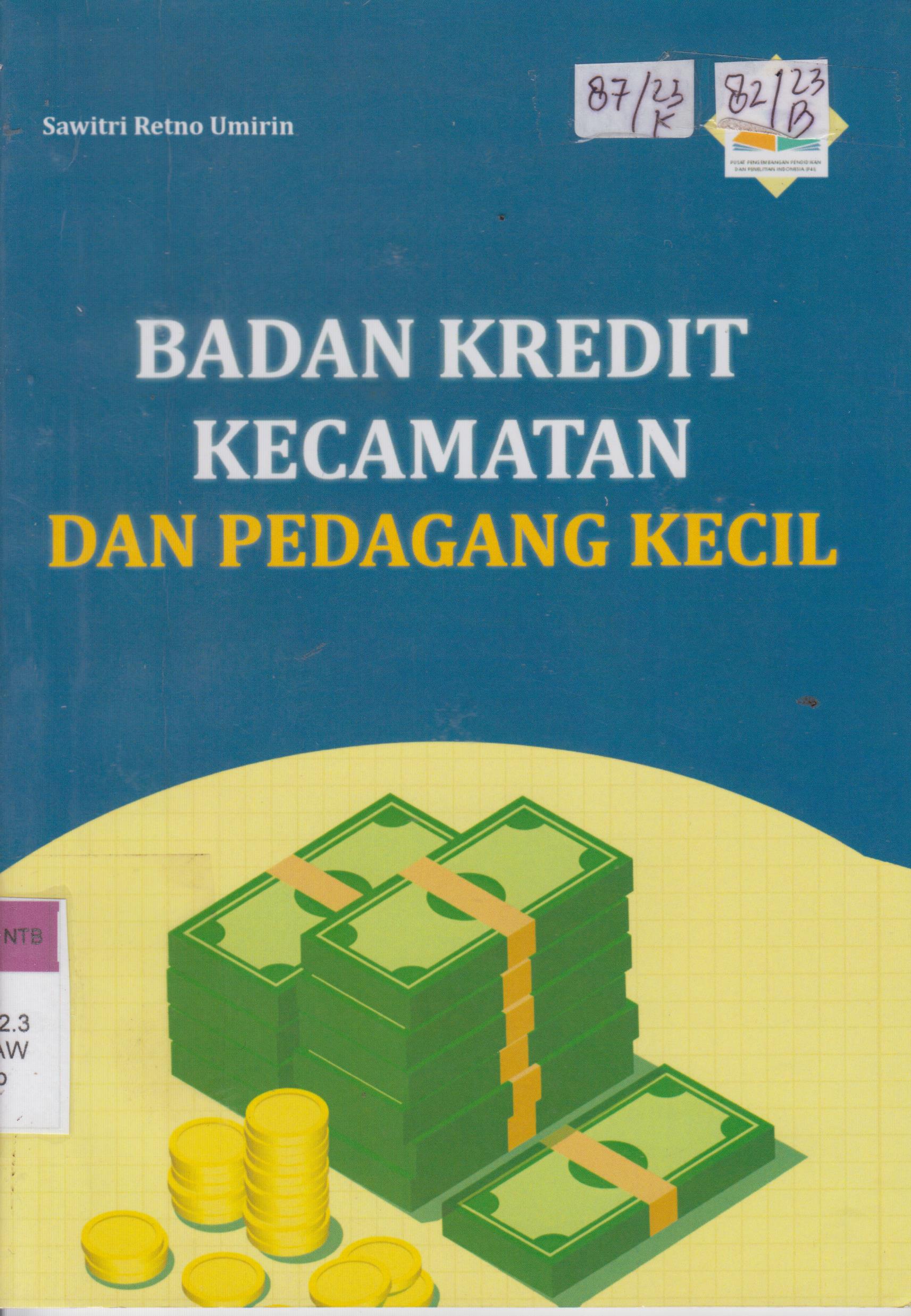 Cover Badan Kredit Kecamatan Dan Pedagang Kecil