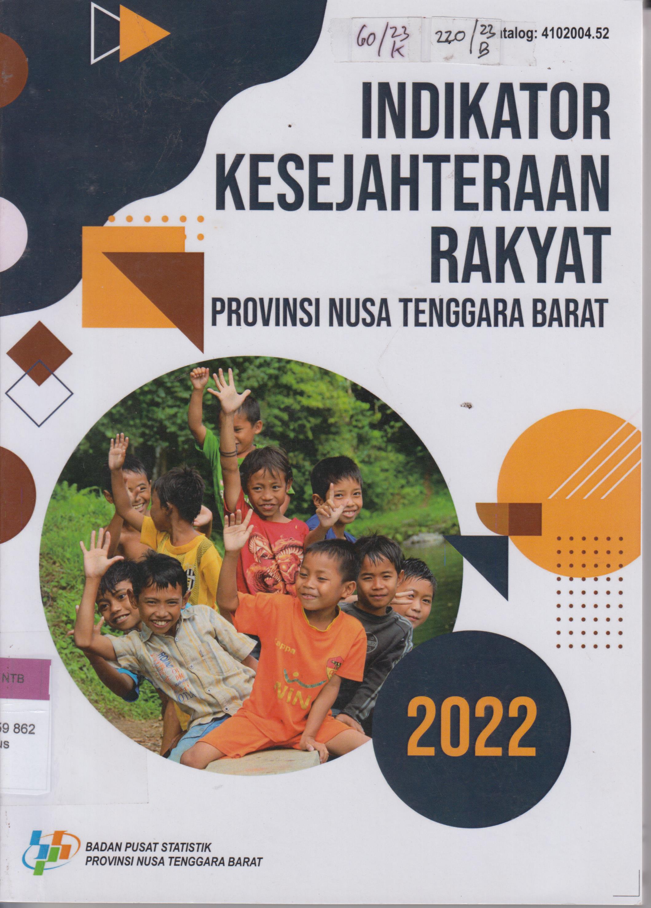 Cover Indikator kesejahteraan rakyat provinsi Nusa Tenggara Barat