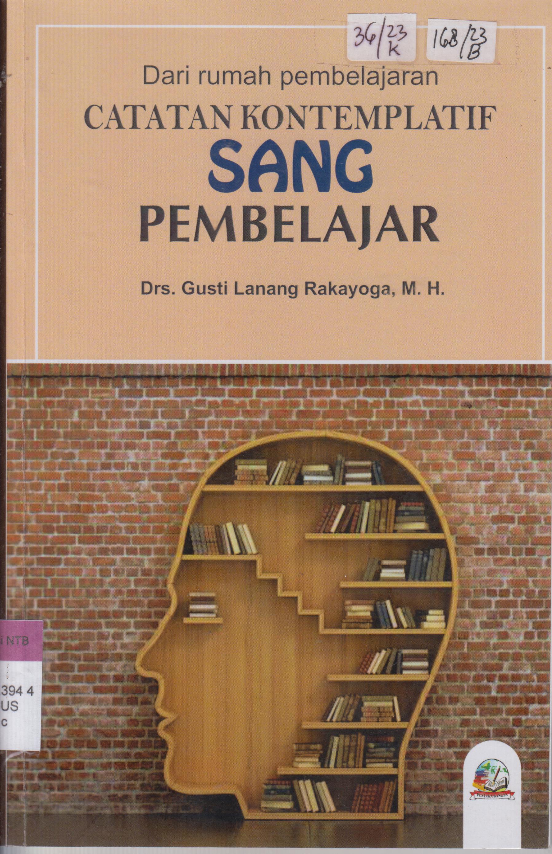 Cover Catatan Kontemplatif Sang Pembelajar