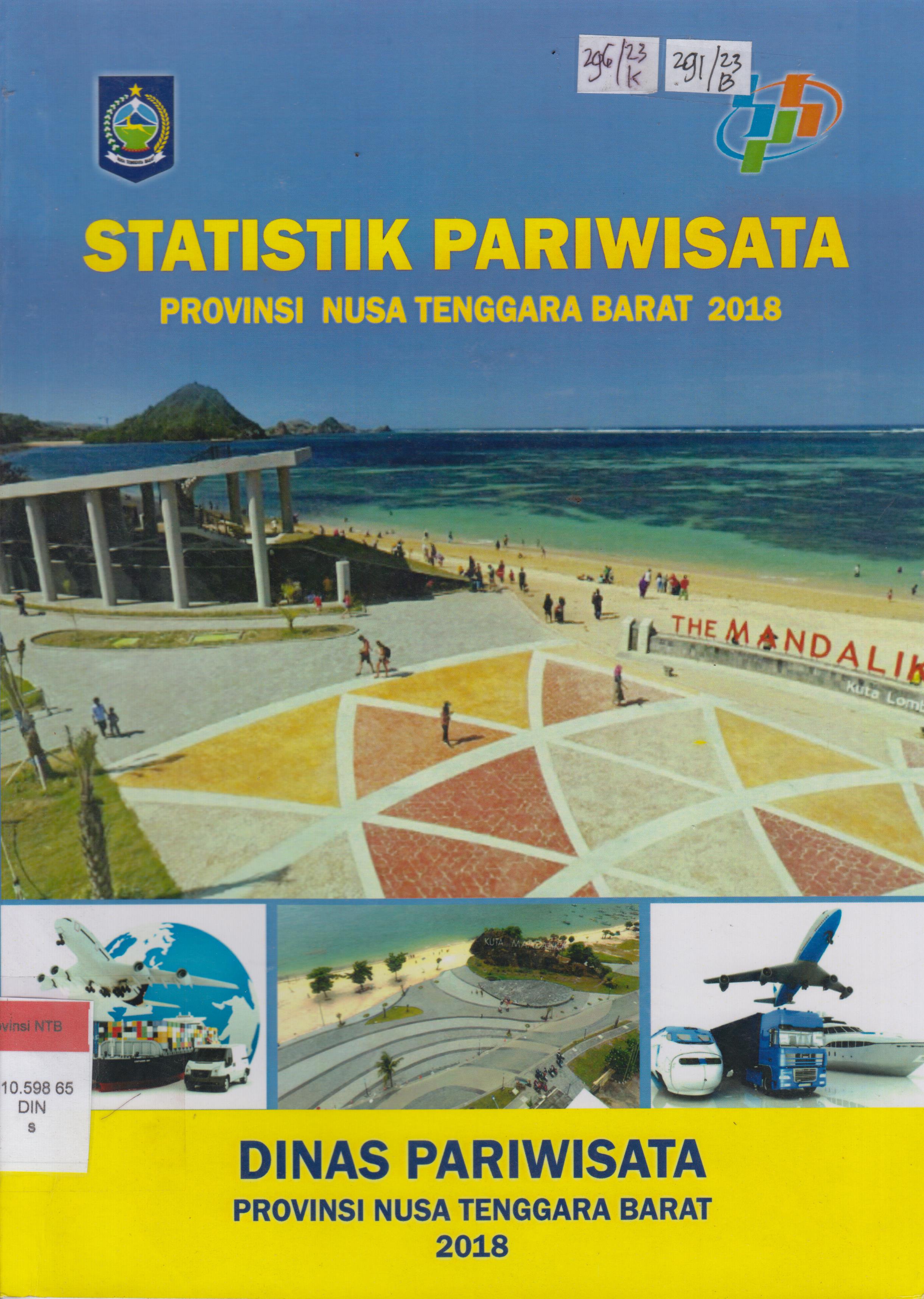 Cover Statistik pariwisata provinsi Nusa Tenggara Barat 2018