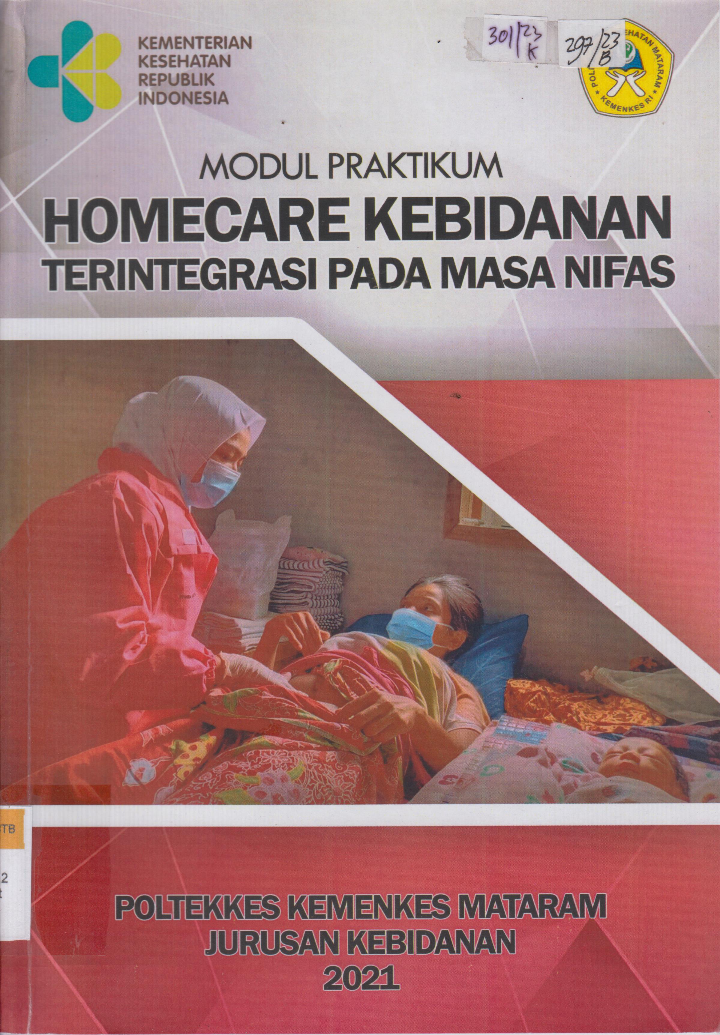 Cover Modul Praktikum Homecare Kebidanan Terintegrasi Pada Masa Nifas