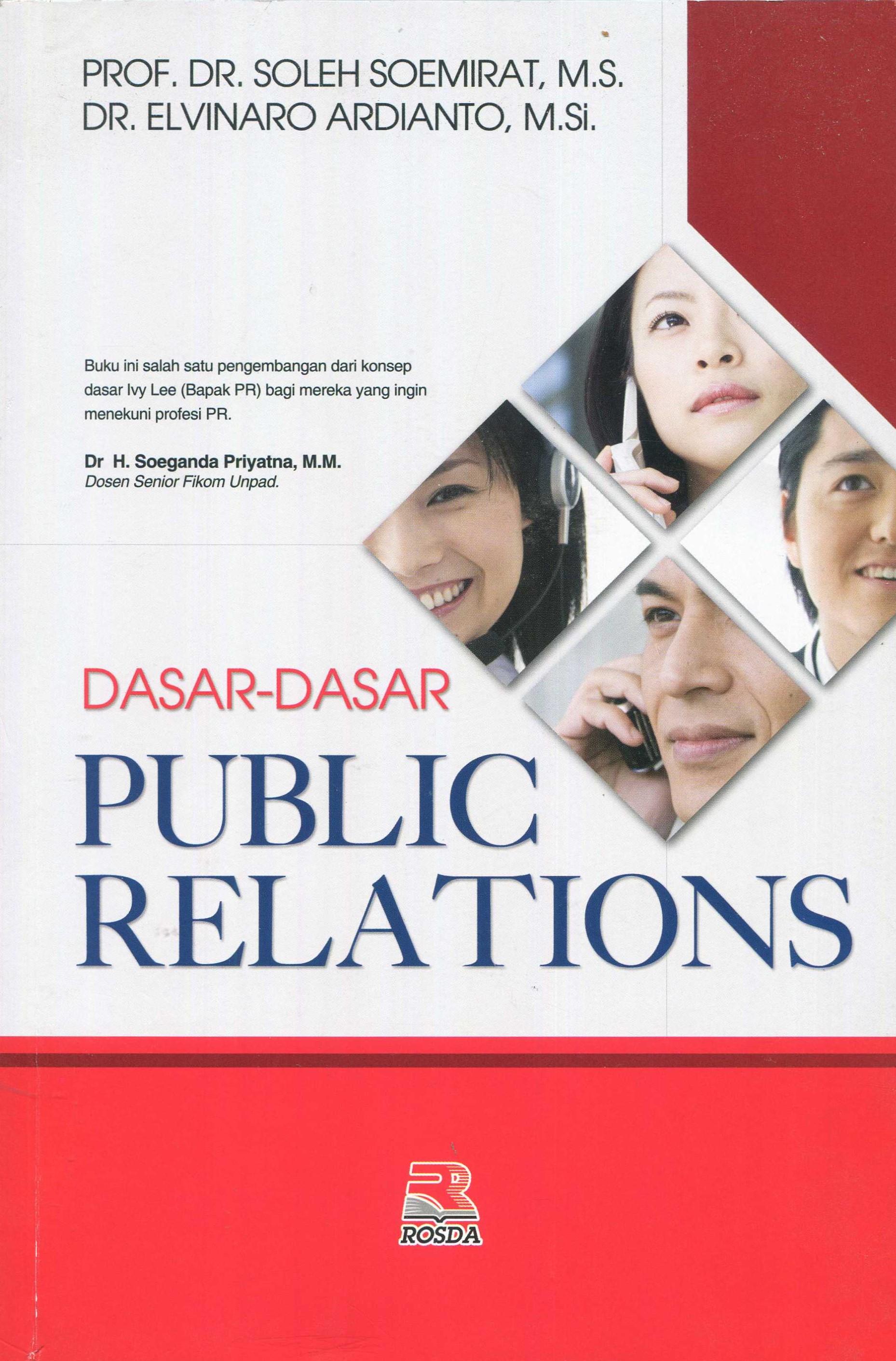 Cover Dasar-Dasar Public Relations / Soleh Seomirat, Elvinaro Ardianto