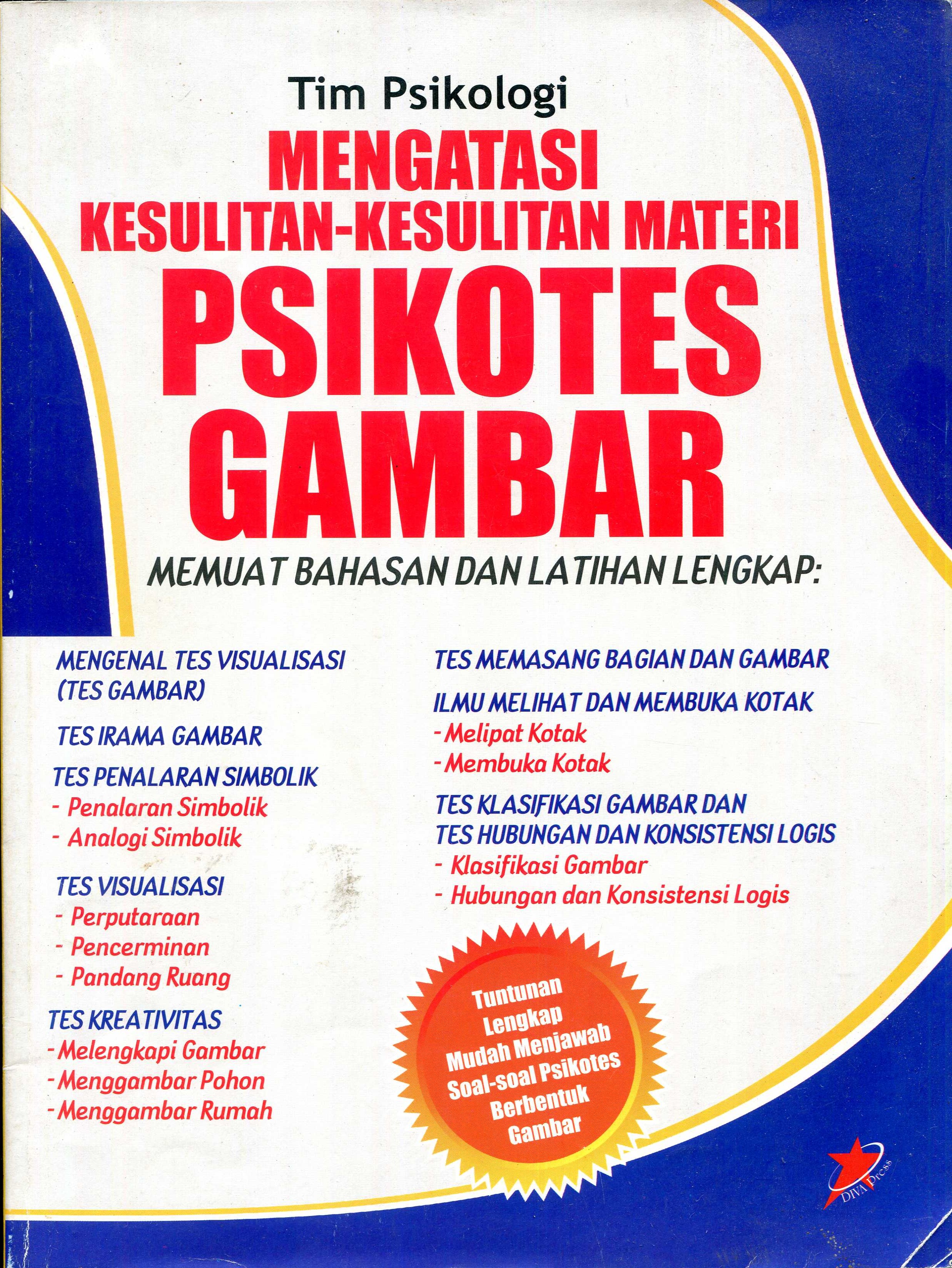 Cover Mengatasi kesulitan-kesulitan psikotes gambar / Tim Psikologi