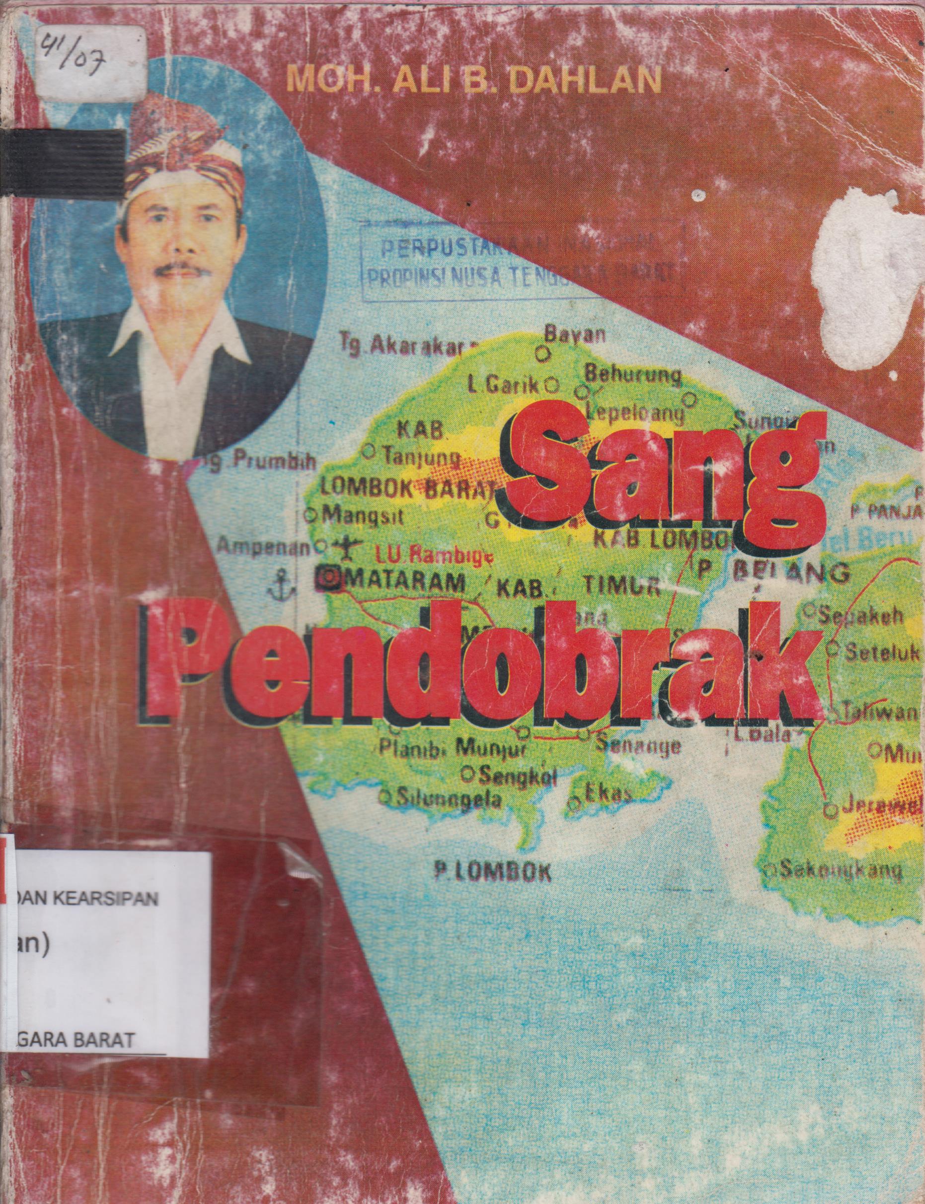 Cover Moh. Ali B. Dahlan :  Sang Pendobrak / Riyanto Rabbah
