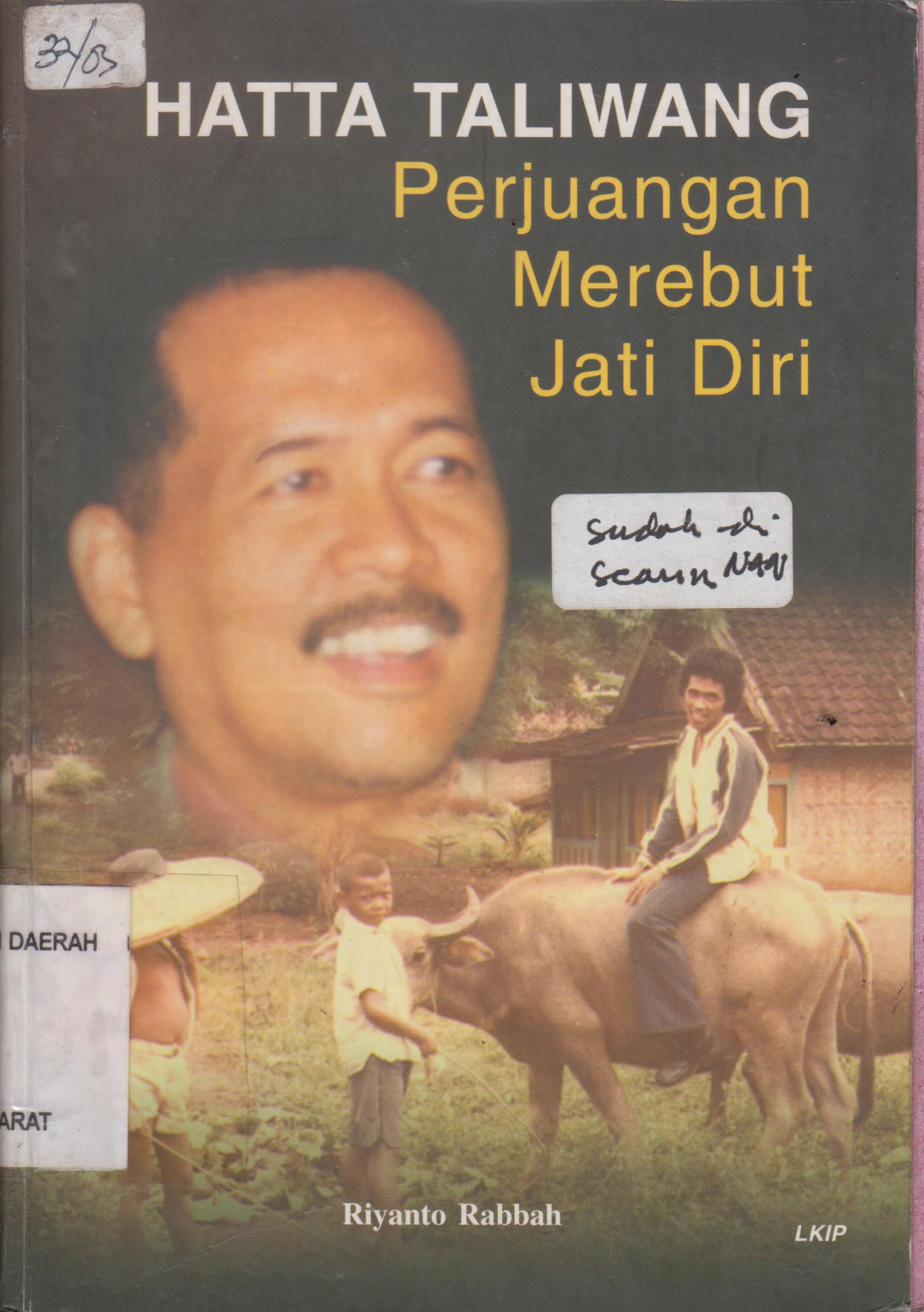 Cover Hatta Taliwang Perjuangan Merebut Jati Diri / Riyanto Rabbah