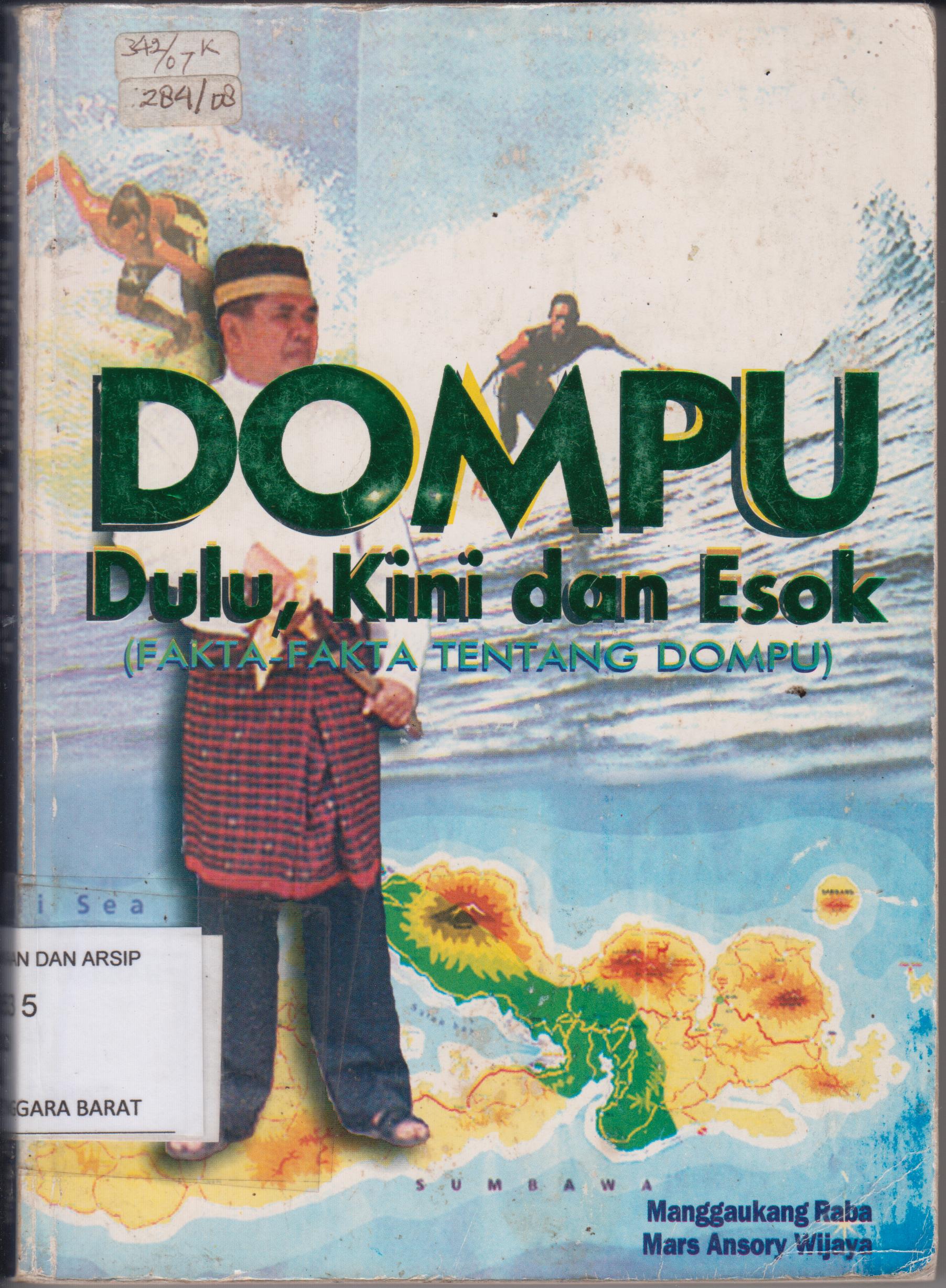 Cover Dompu Dulu, Kini dan Esok :  Fakta-Fakta tentang Dompu / Manggaukang Raba