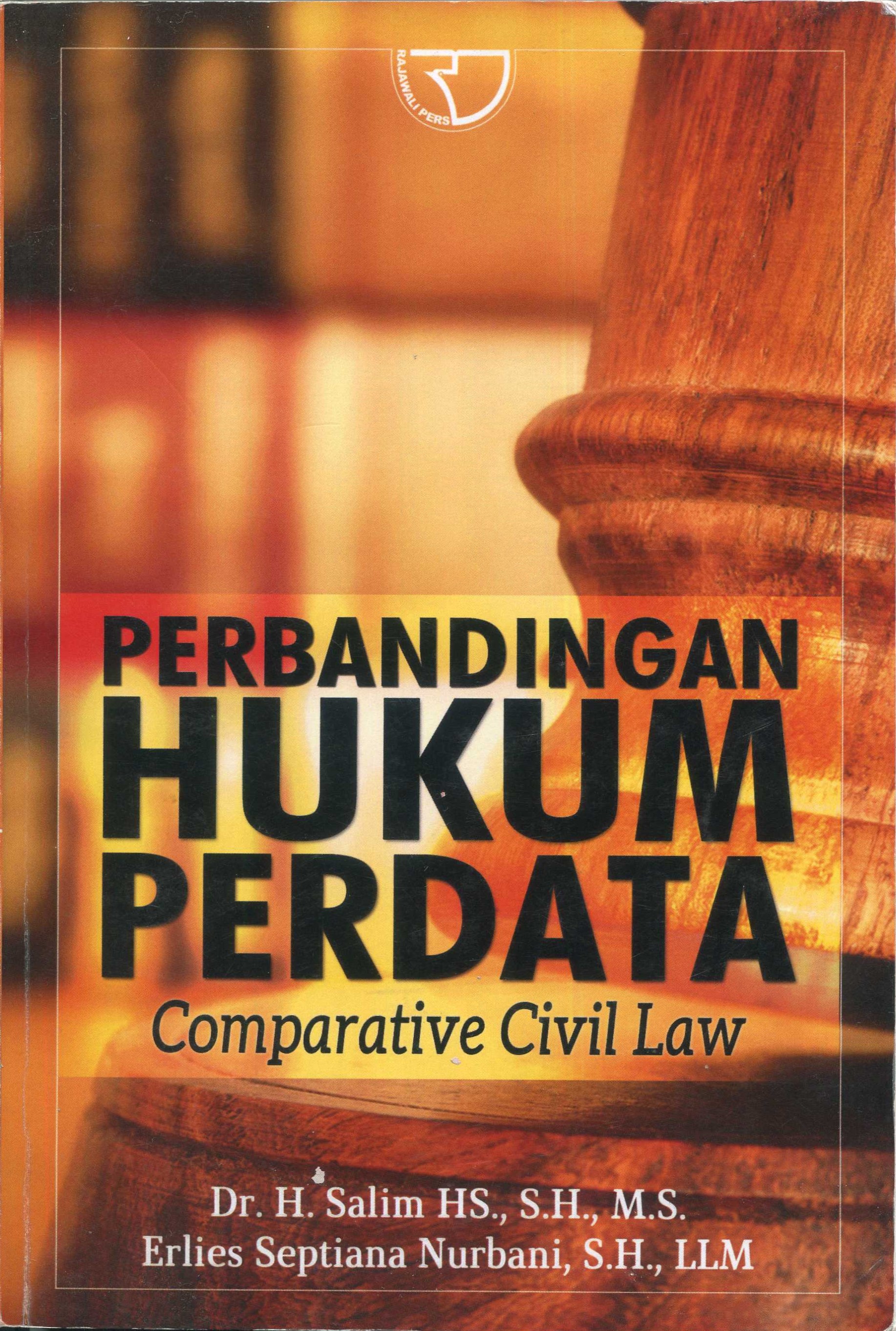 Cover Perbandingan hukum perdata / Salim HS, Erlies Septiana Nurbani