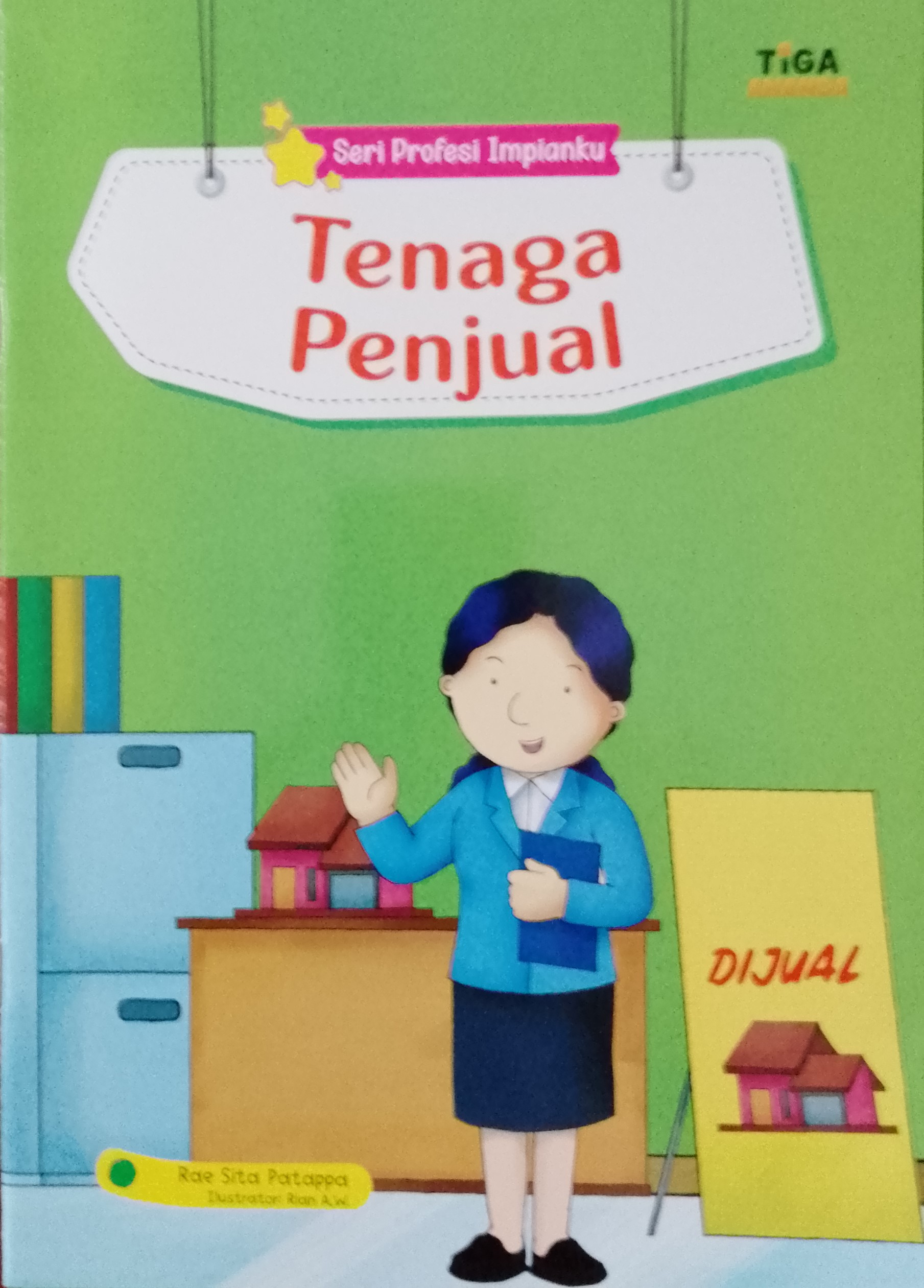 Cover Tenaga Penjual / Rae Sita Patappa; Editor, Hariyadi