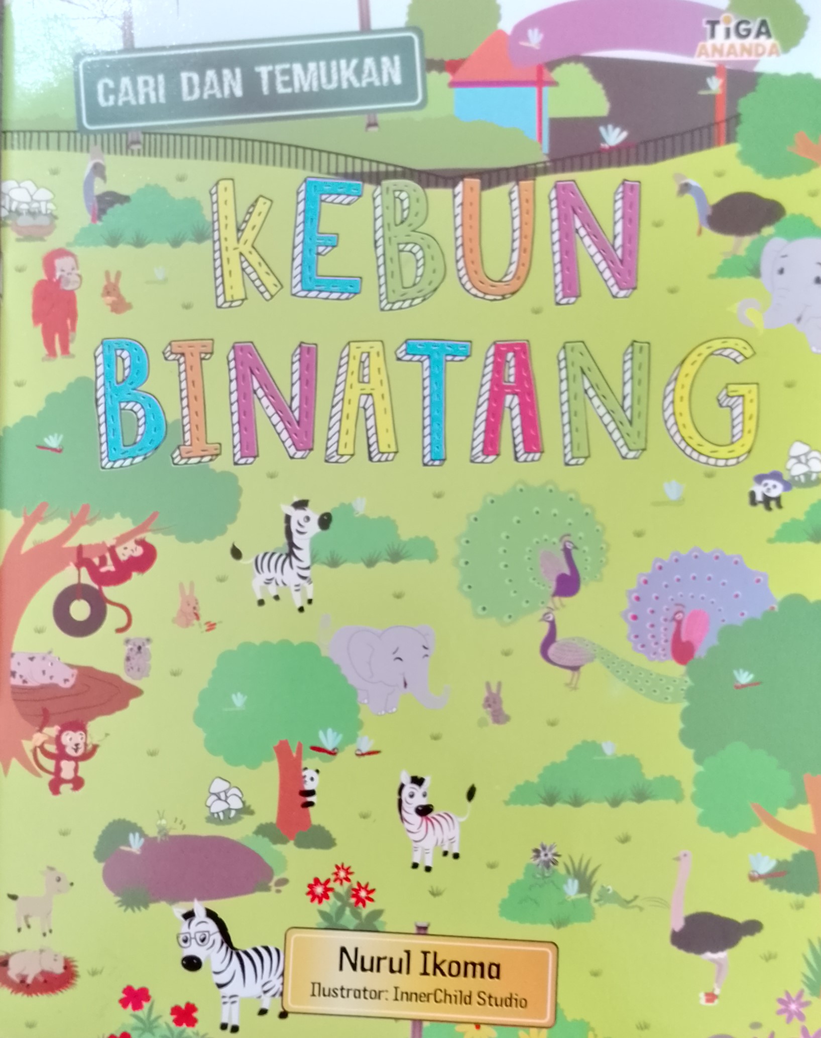 Cover Kebun binatang / Nurul Ikoma; Editor, Yenni Saputri