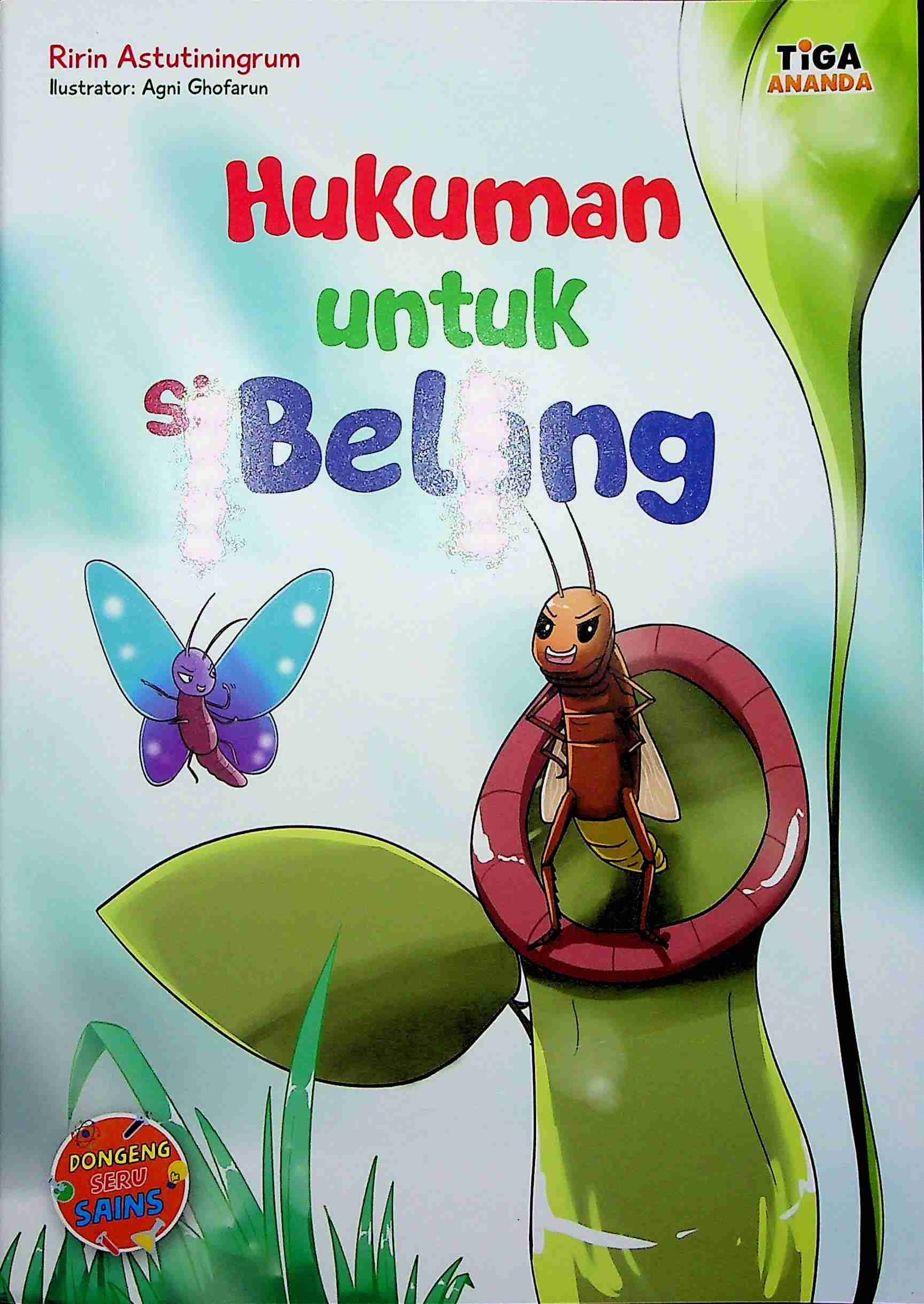 Cover Hukuman untuk si belang / Ririn Astutiningrum; Editor, Hariyadi