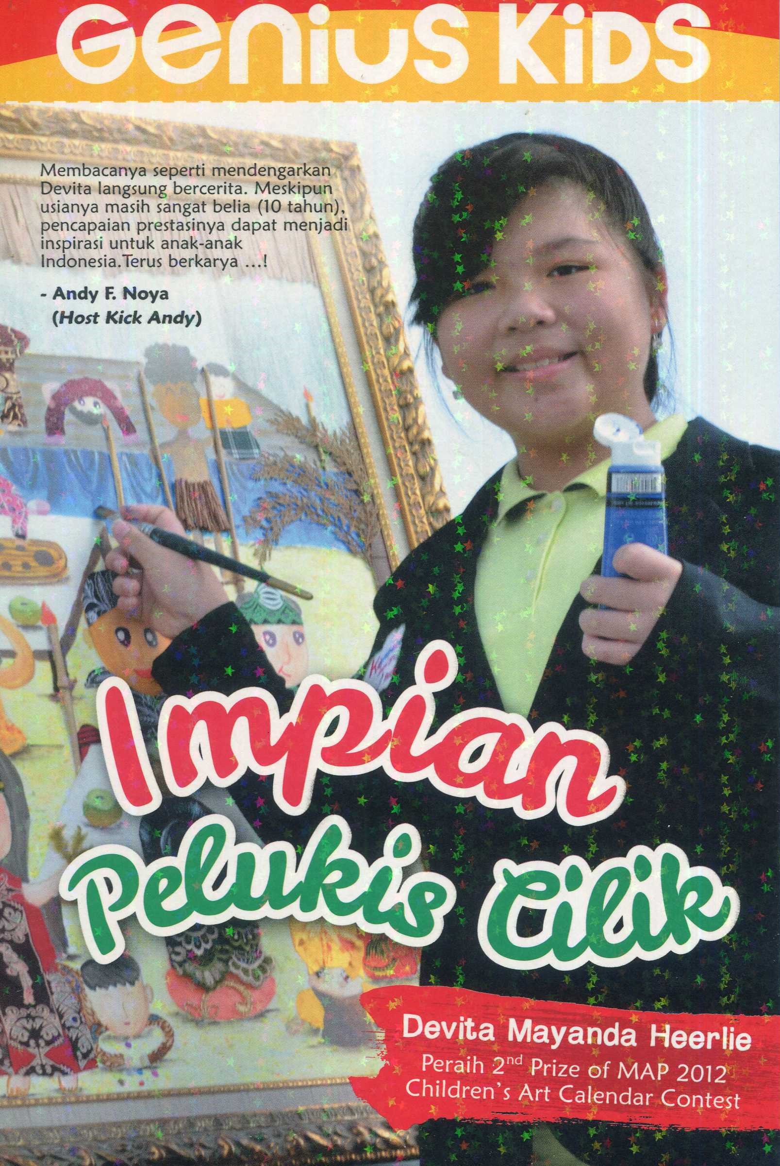 Cover Impian pelukis cilik / Devita Mayanda Heerlie; editor, Hariyadi