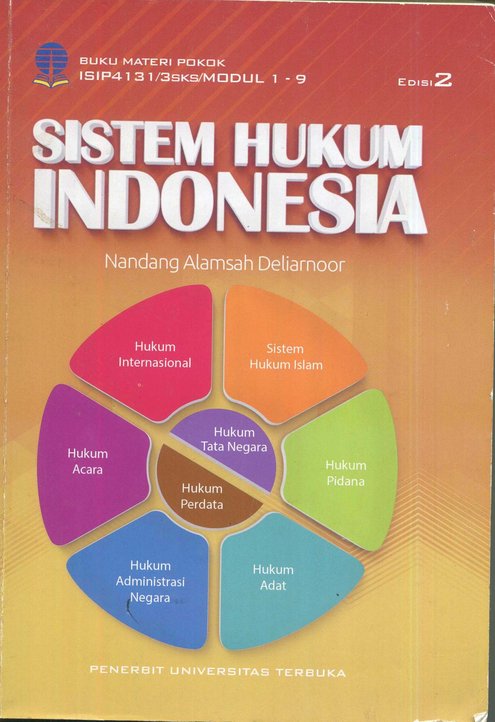Cover Sistem Hukum Indonesia / Nandang Alamsah Deliarnoor