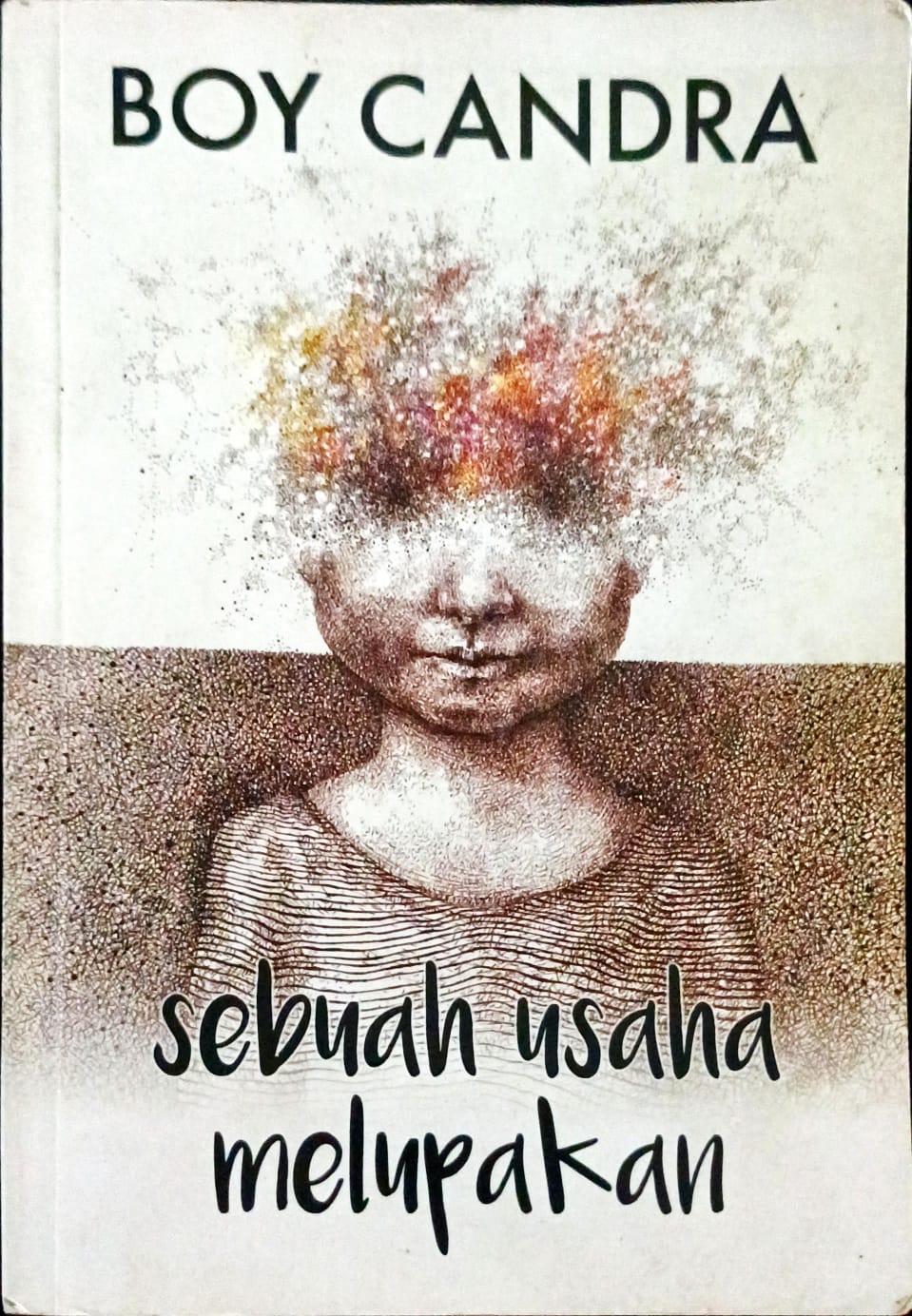 Cover Sebuah usaha melupakan / Boy Candra; Penyunting, Dian Nitami