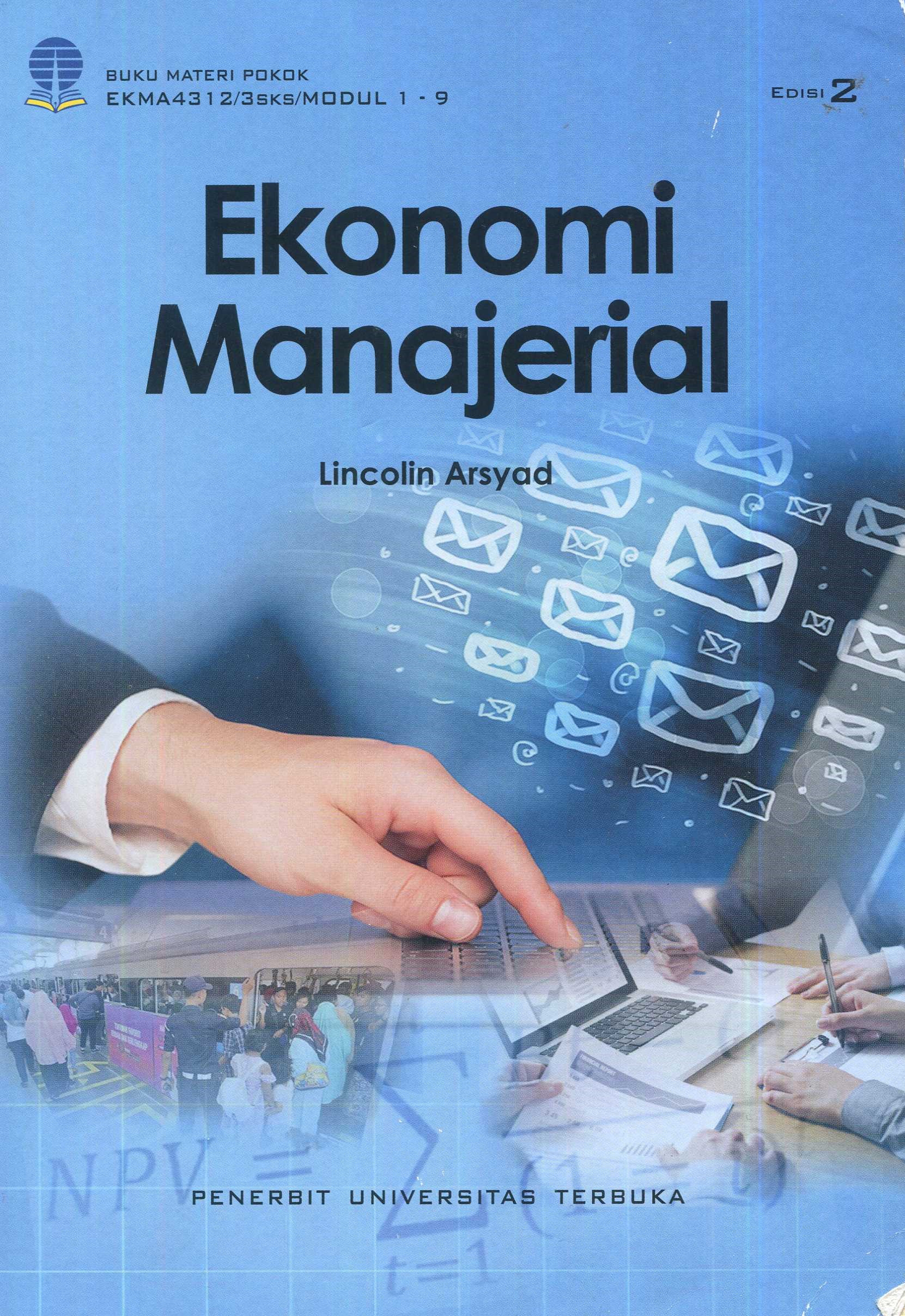 Cover Ekonomi manajerial / Lincolin Arsyad; penyunting, Haryati