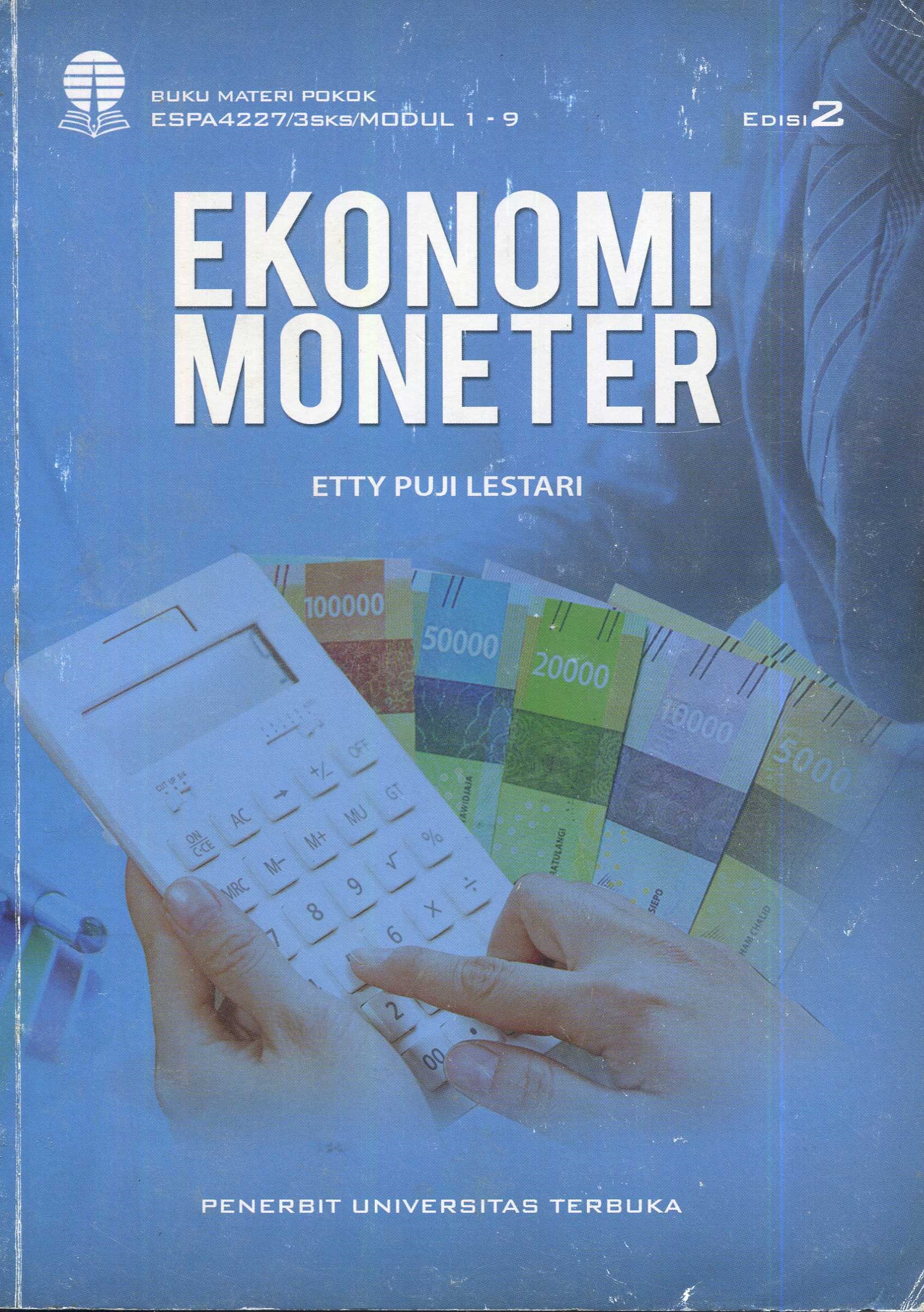 Cover Ekonomi moneter / Etty Puji Lestari