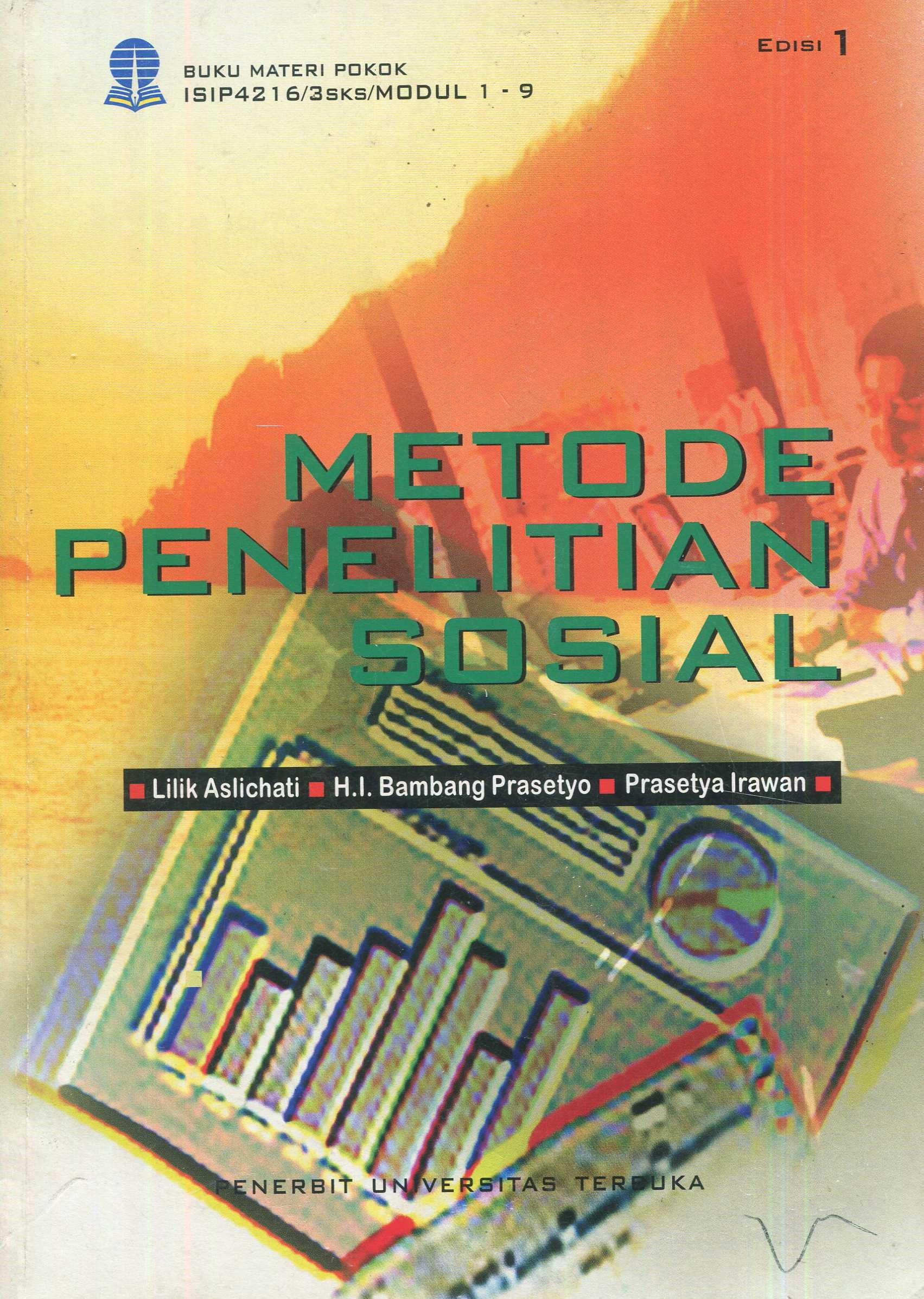 Cover Metode penelitian sosial / Lilik Aslichati, H.I. Bambang Prasetyo, Prasetya Irawan