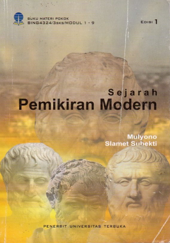 Cover Sejarah pemikiran modern / Mulyono, Slamet Subekti