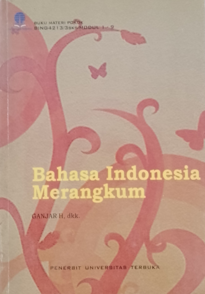 Cover Materi pokok bahasa indonesia merangkum / Siti Era Mardiani