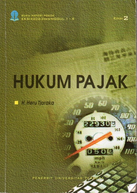 Cover Hukum pajak / H. Heru Tjaraka