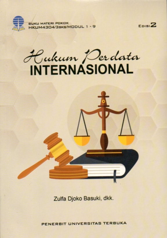 Cover Hukum perdata internasional / Zulfa Djoko Basuki, Yu Un Oppusunggu, Priskila Pritita Penasthika, Mutiara Hikmah, Lita Arijati, Tiurma M.P. Allagan, Fatmah Jatim