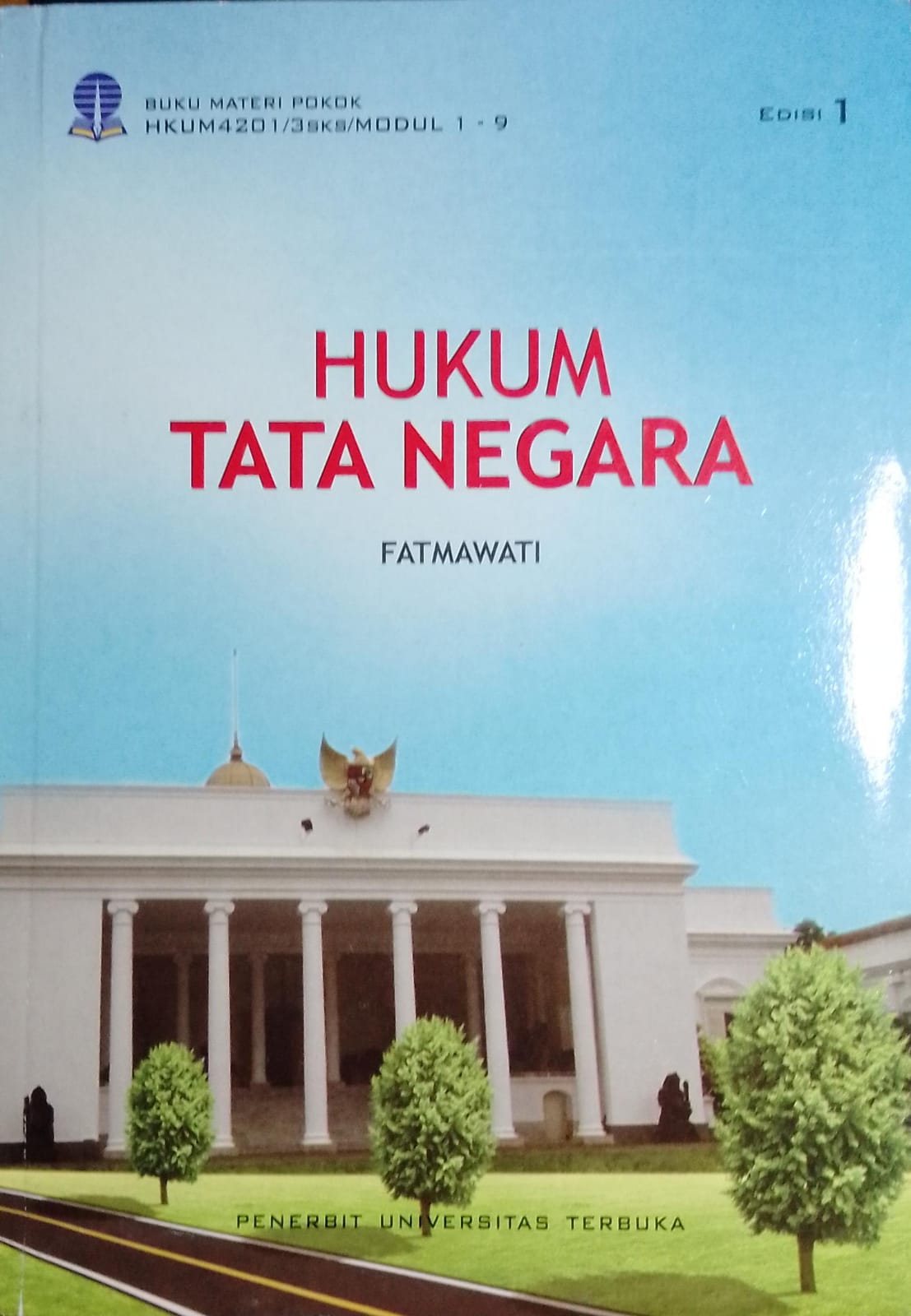 Cover Hukum tata negara / Fatmawati Chairuddin; Penelaah Materi, Suryarama
