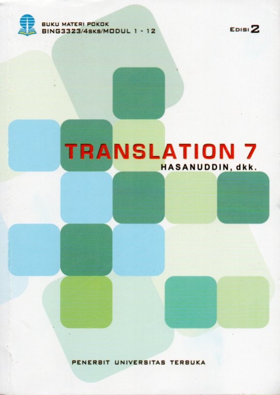 Cover Translation 7 / Setyo Kuncoro, Hasanudin, Yudi Efendi, Agus Riyanto, Siti Era Mardiani