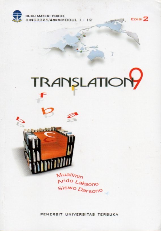 Cover Translation 9 / Mualimin, Arido Laksono, Siswo Darsono