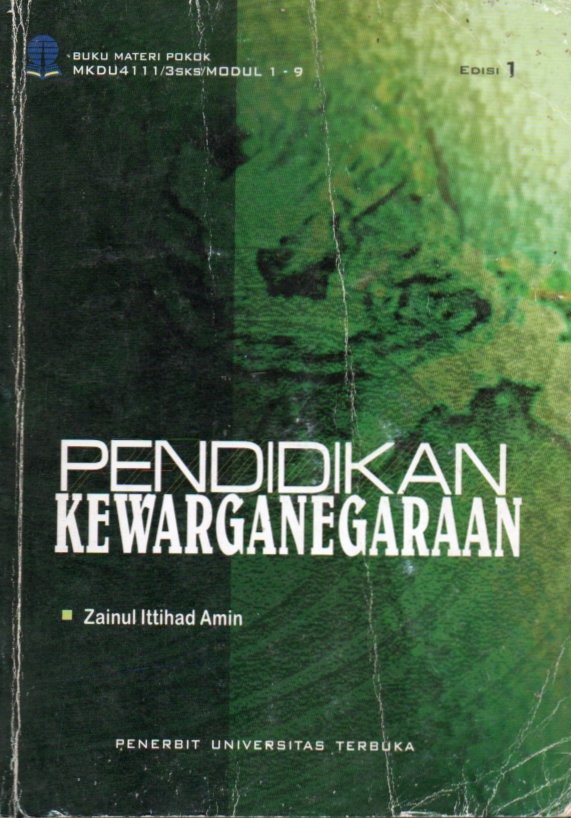 Cover Pendidikan Kewarganegaraan / Zainul Ittihad Amin