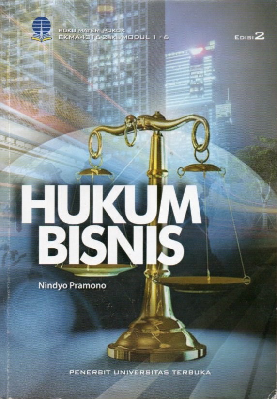 Cover Hukum bisnis / Nindyo Pramono; penyunting, Arryta Canty