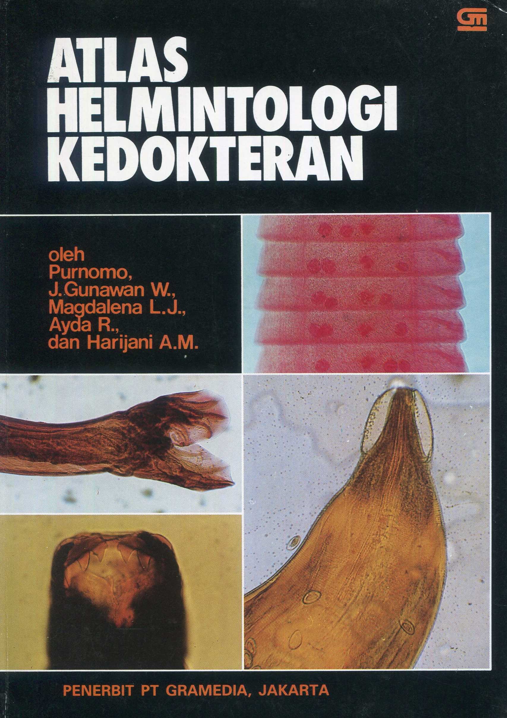 Cover Atlas helmintologi kedokteran / Purnomo, J. Gunawan W., Magdalena L. J., Ayda R., Harijani A. M.