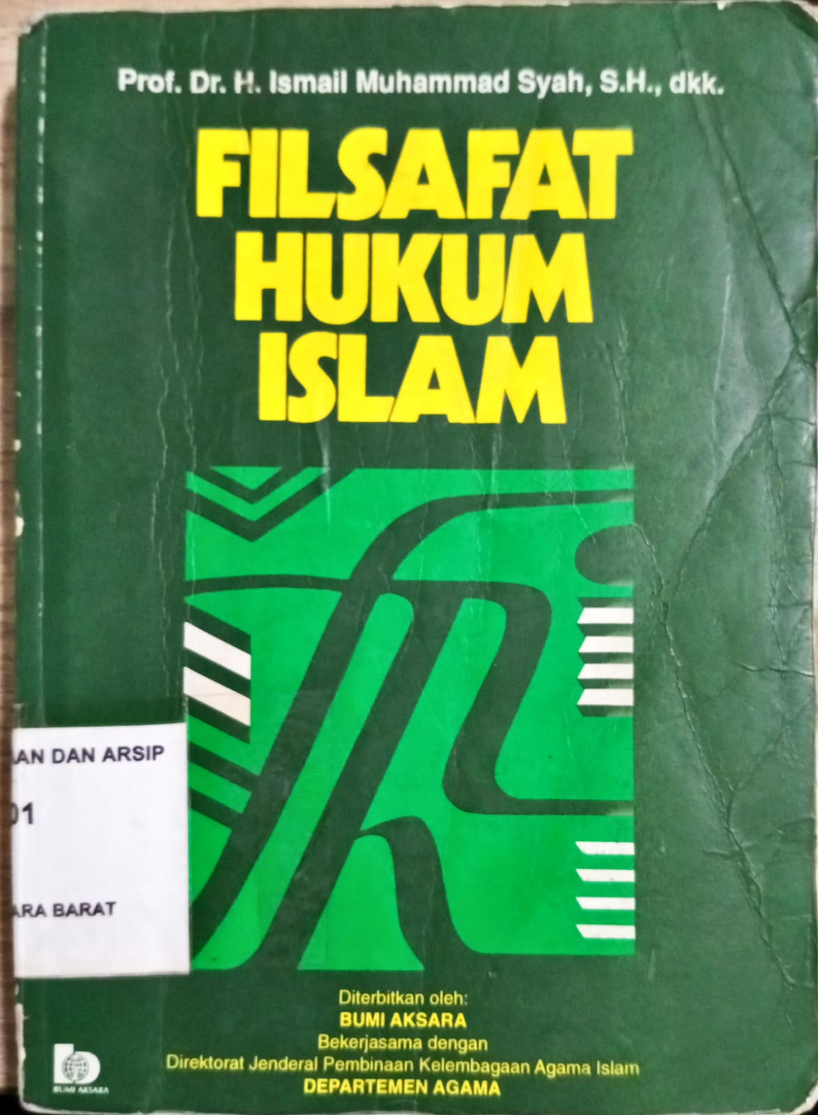 Cover Filsafat Hukum Islam / Prof. Dr.H. Ismail Muhammad Syah, S.H.,