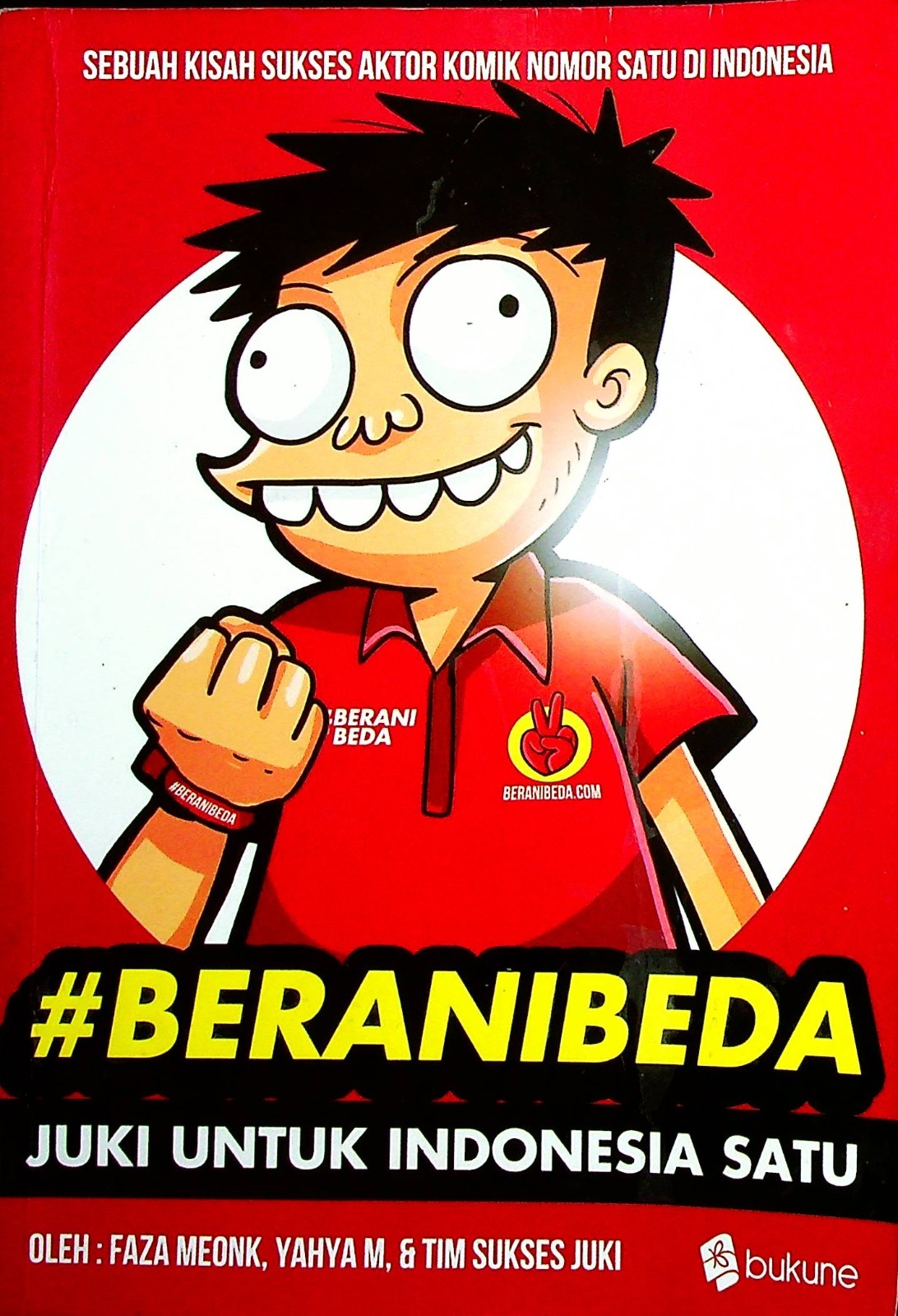 Cover Beranibeda / Faza Meonk; Penulis, Yahya M; Editor, Syafial Rustama